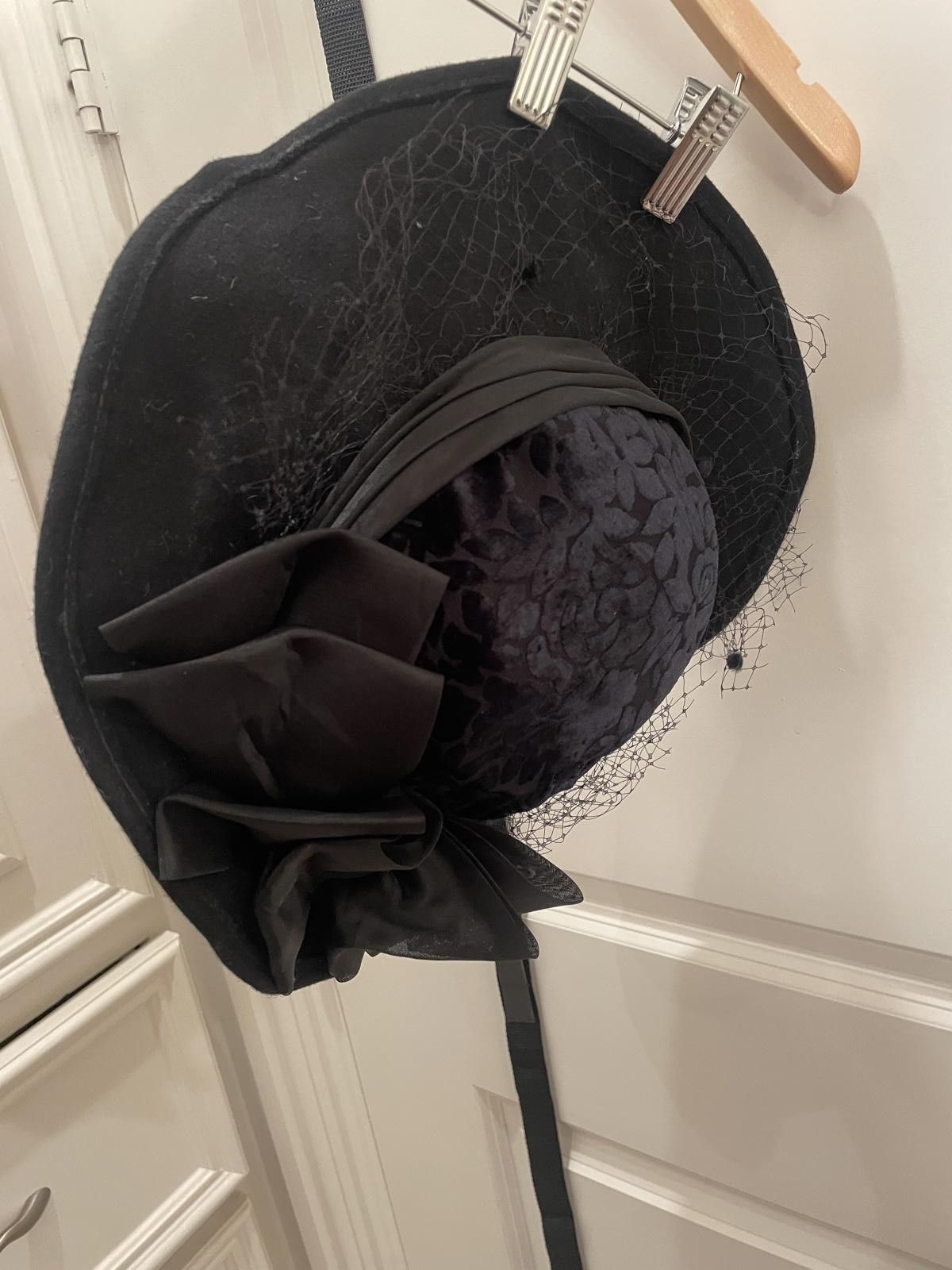 Sonic Lab Elegant Black Wide-Brim Hat by Sonni San Francisco Size ONE SIZE - 2 Thumbnail
