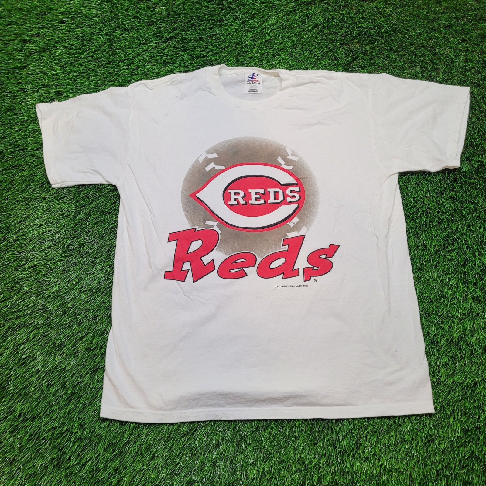 Logo Athletic VTG 1999 Cincinnati Reds T-Shirt Logo Athletic Large Y2K 90s Size US L / EU 52-54 / 3 - 1 Thumbnail
