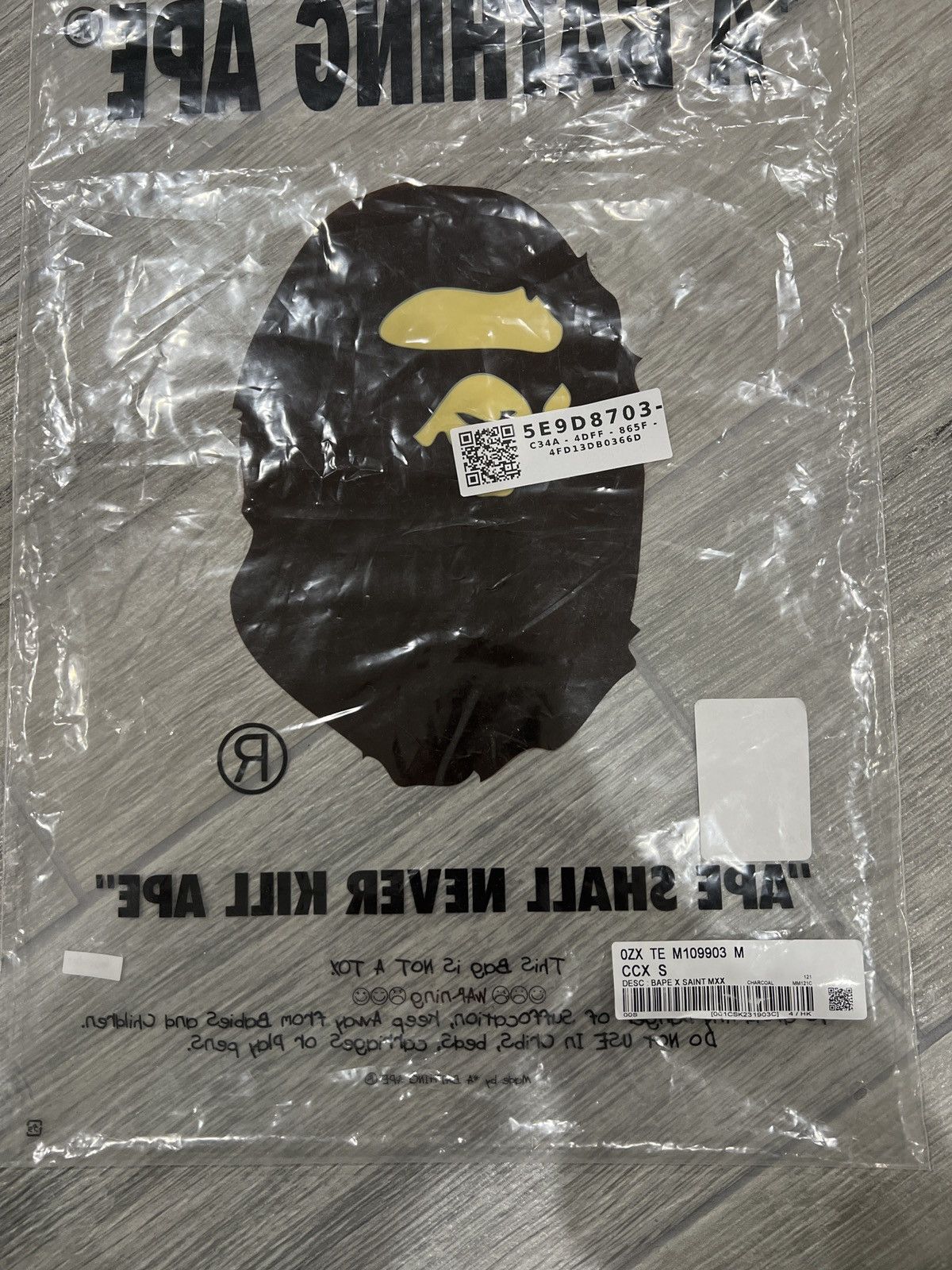 Bape × Saint Michael Bape x Saint Michael Guns Tee Size US S / EU 44-46 / 1 - 8 Thumbnail