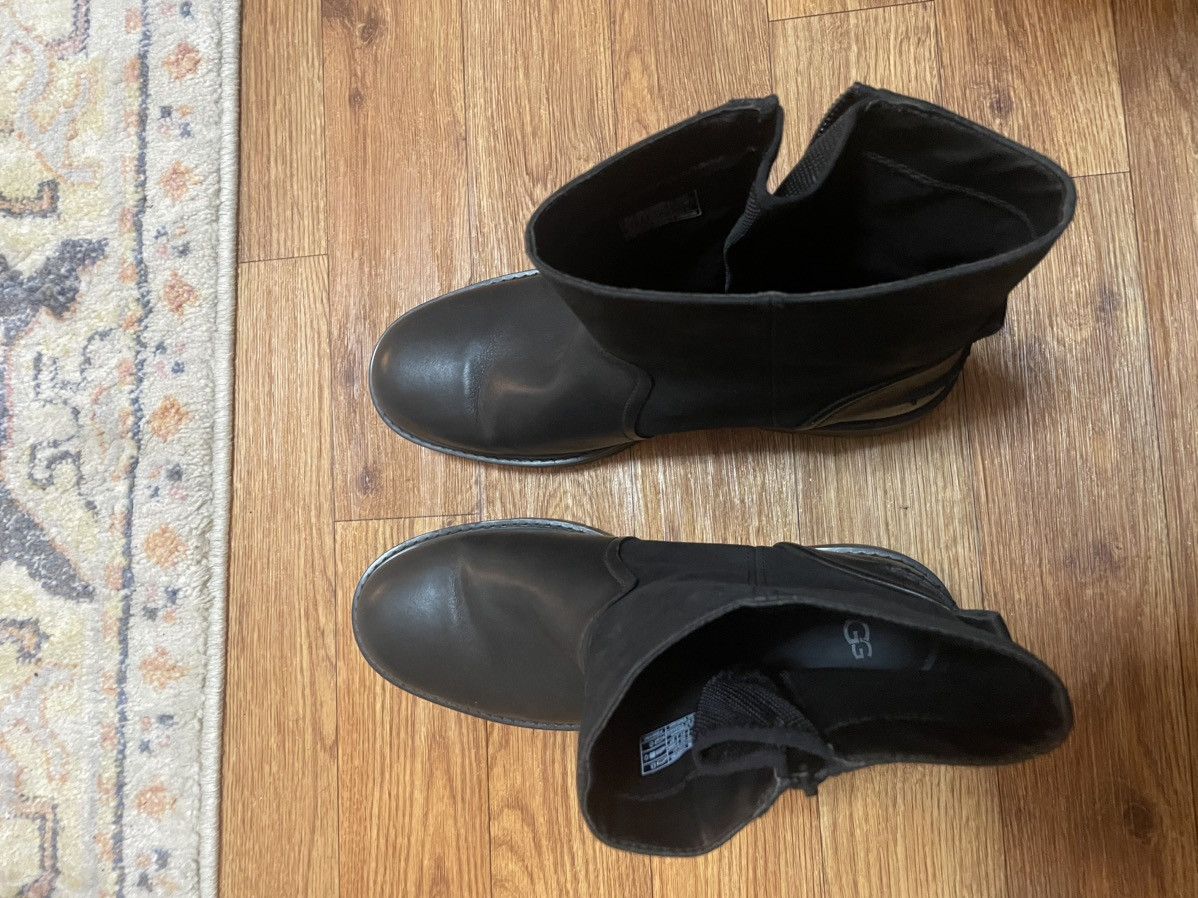 Ugg Black waterproof leather boots Size US 10 / IT 40 - 5 Thumbnail