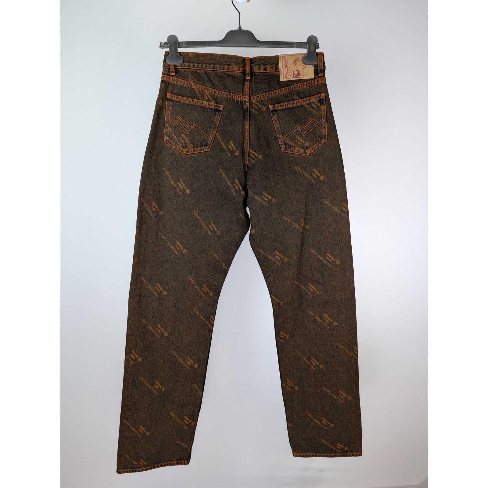Martine Rose o1rshd1 Relaxed Fit Jean in Orange Laser Size US 32 / EU 48 - 11 Thumbnail