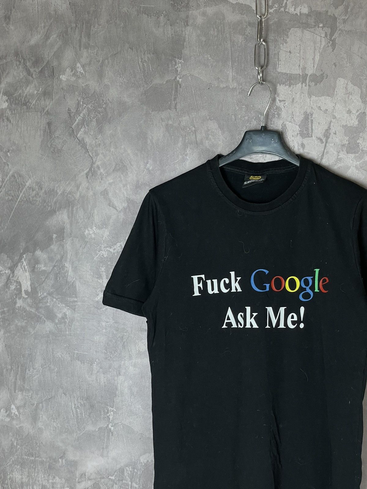 Vintage Fuck google ask me Humor vintage y2k T shirt 90s Size US S / EU 44-46 / 1 - 3 Thumbnail