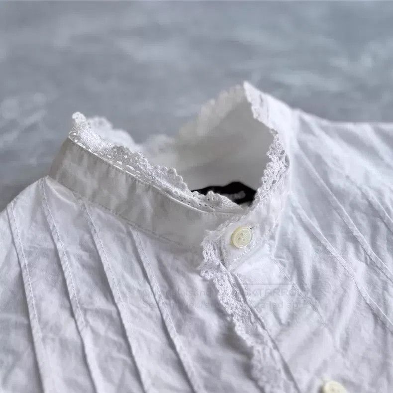 Comme des Garcons Comme Des Garcons Standing Collar Design Elegant Lace Edge Size M / US 6-8 / IT 42-44 - 4 Thumbnail