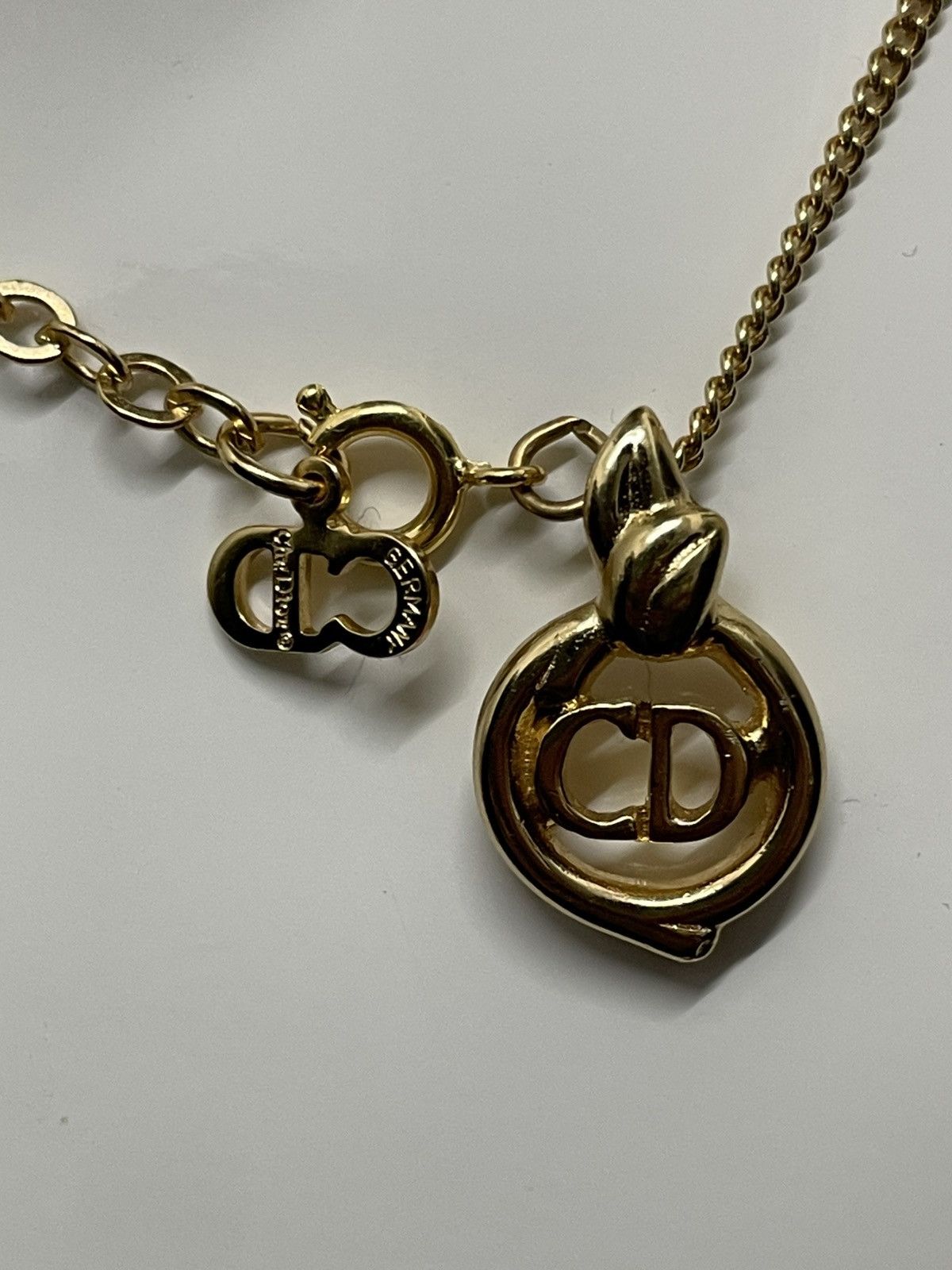 Dior Authentic Dior CD Logo Necklace Pendant (Germany) Size ONE SIZE - 6 Thumbnail