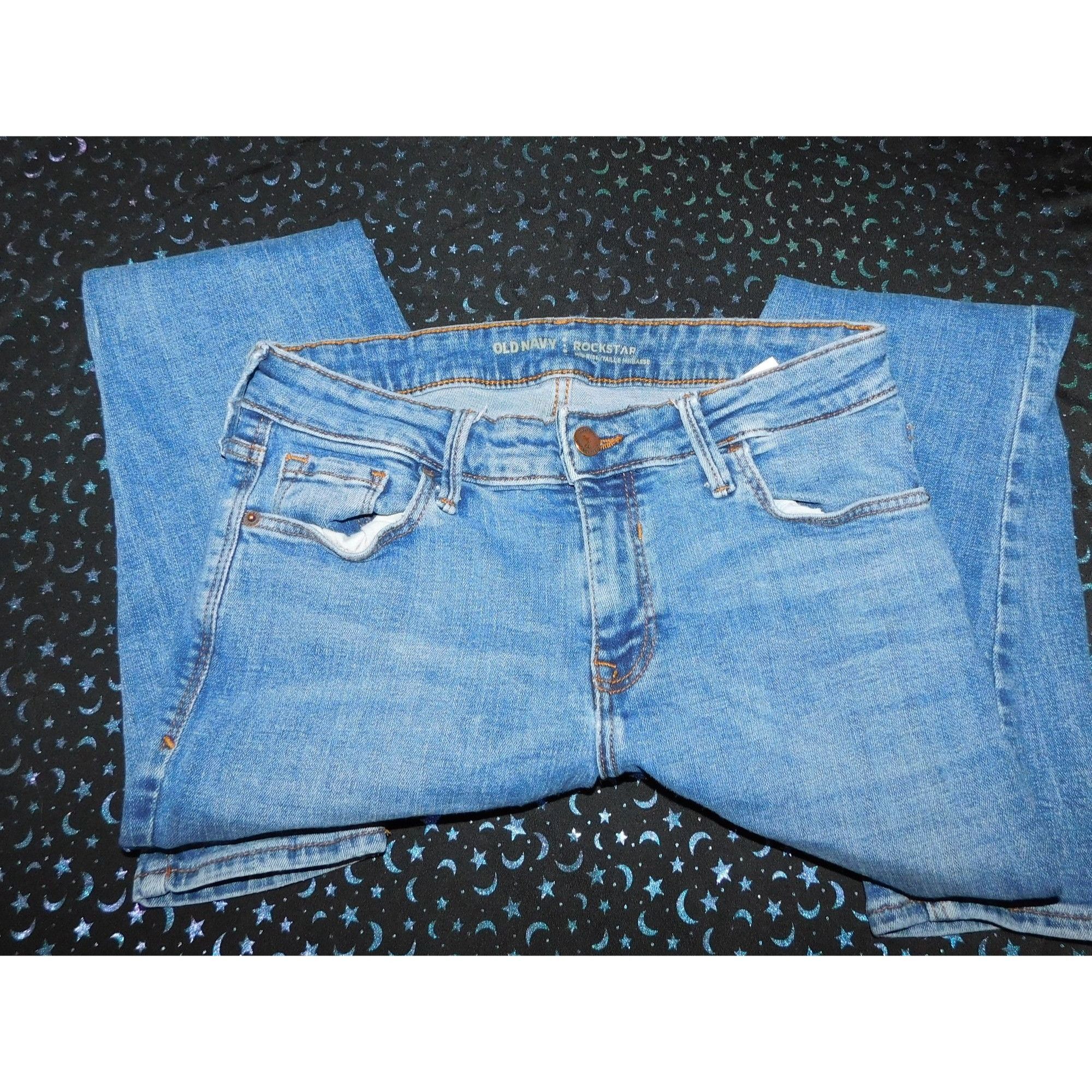 Old Navy Casual Classic Old Navy Rockstar Jeans Juniors Size 10 Size 28" / US 6 / IT 42 - 4 Thumbnail