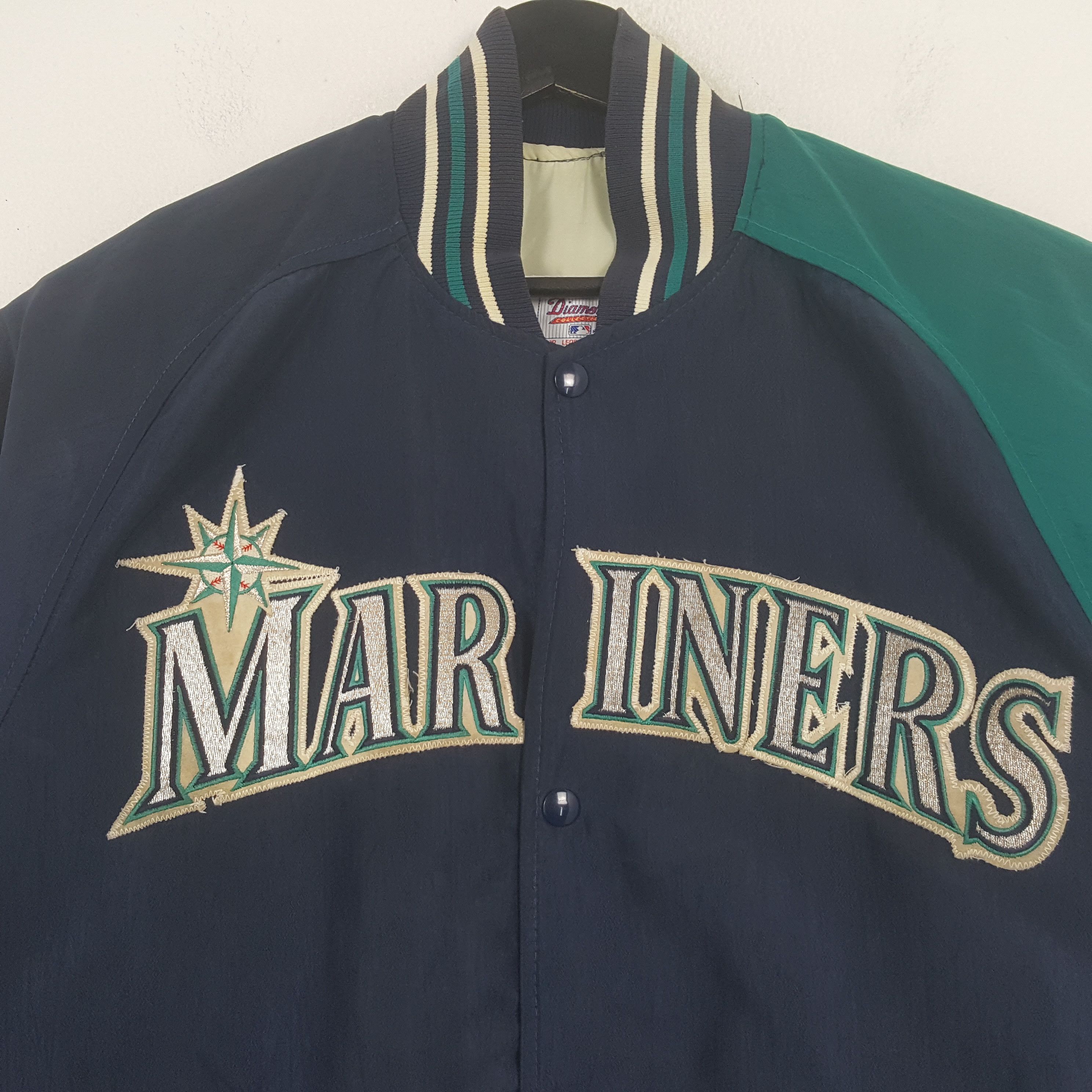 MLB MLB Seattle MARINERS Baseball Team Jacket C291N6 Size US XL / EU 56 / 4 - 2 Thumbnail