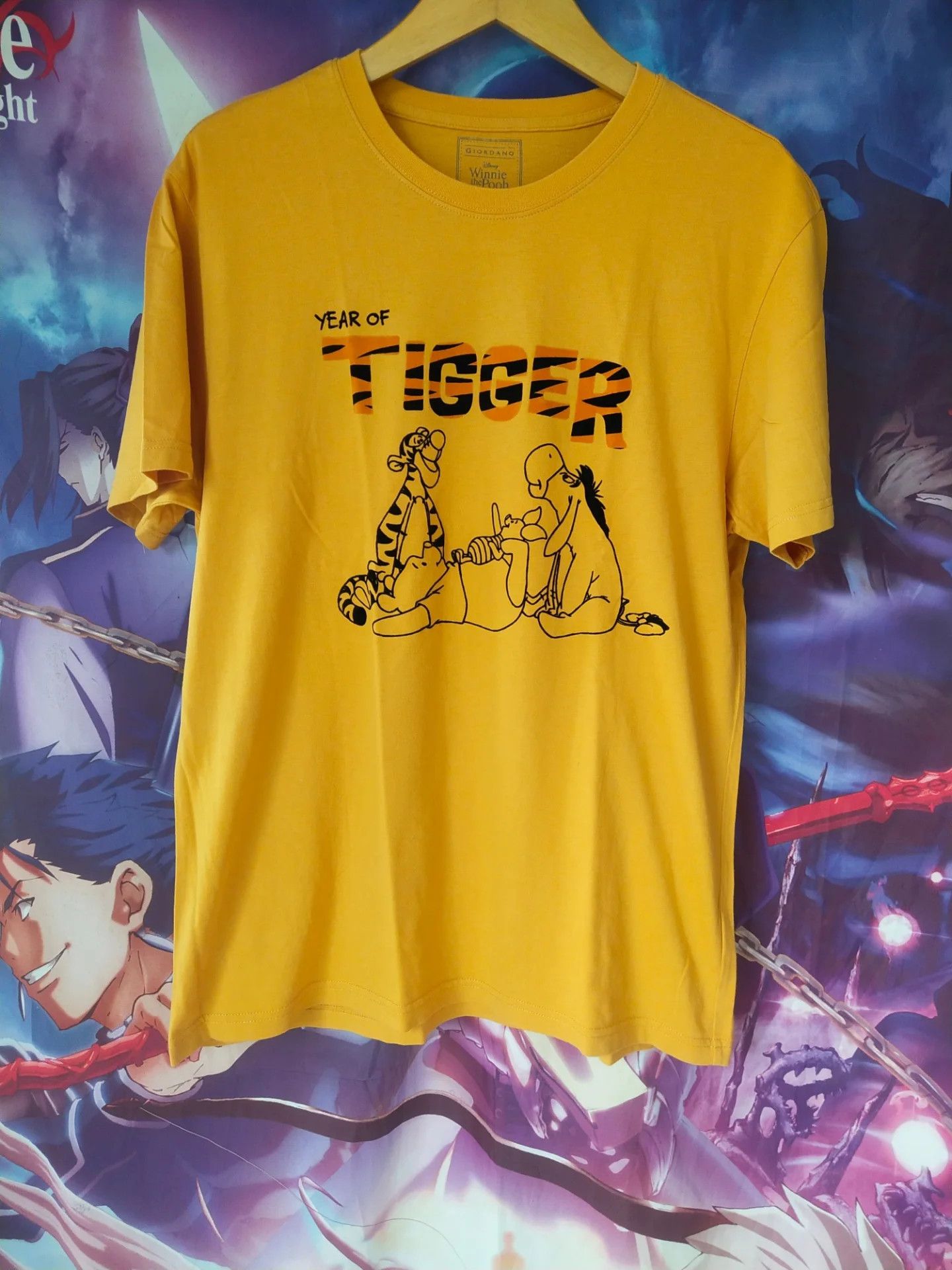 Disney Disney Winnie The Pooh x Girodano Tigger Yellow Cartoon Tee Size US L / EU 52-54 / 3 - 1 Thumbnail