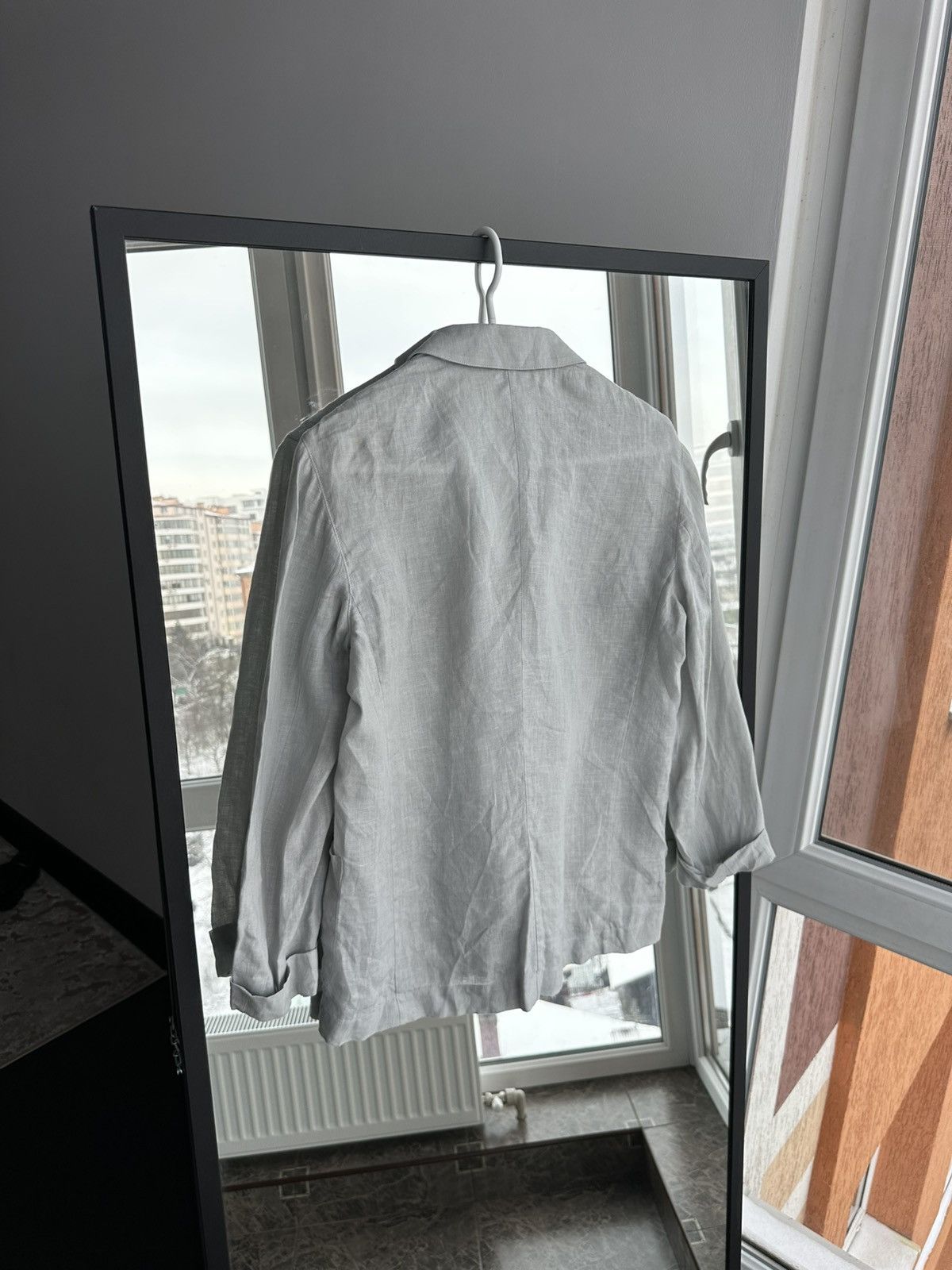Fedeli Fedeli Linen Blazer Jacket Light Grey Men’s Sz S-M Size US S / EU 44-46 / 1 - 6 Thumbnail