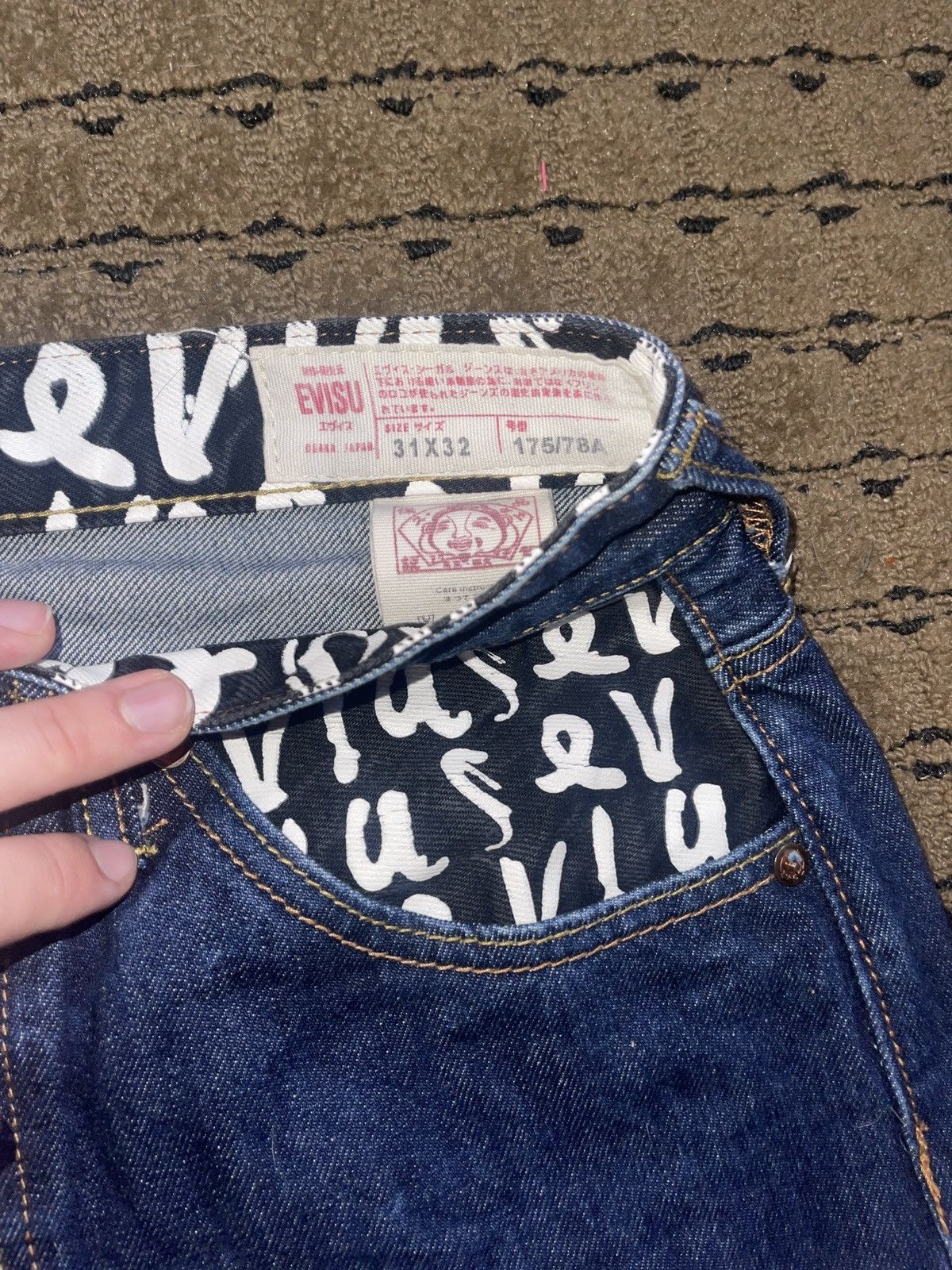 Evisu Evisu jeans rare colourway Size US 31 - 3 Thumbnail