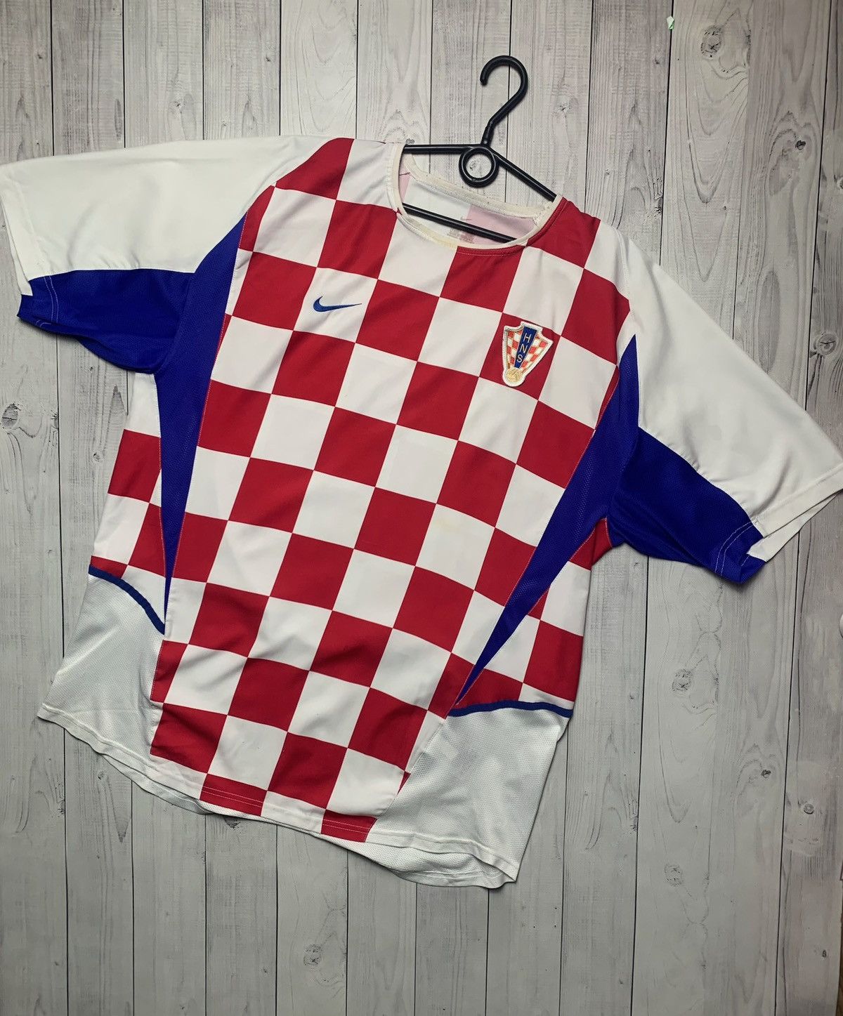 Vintage Croatia Nike soccer jersey size XL