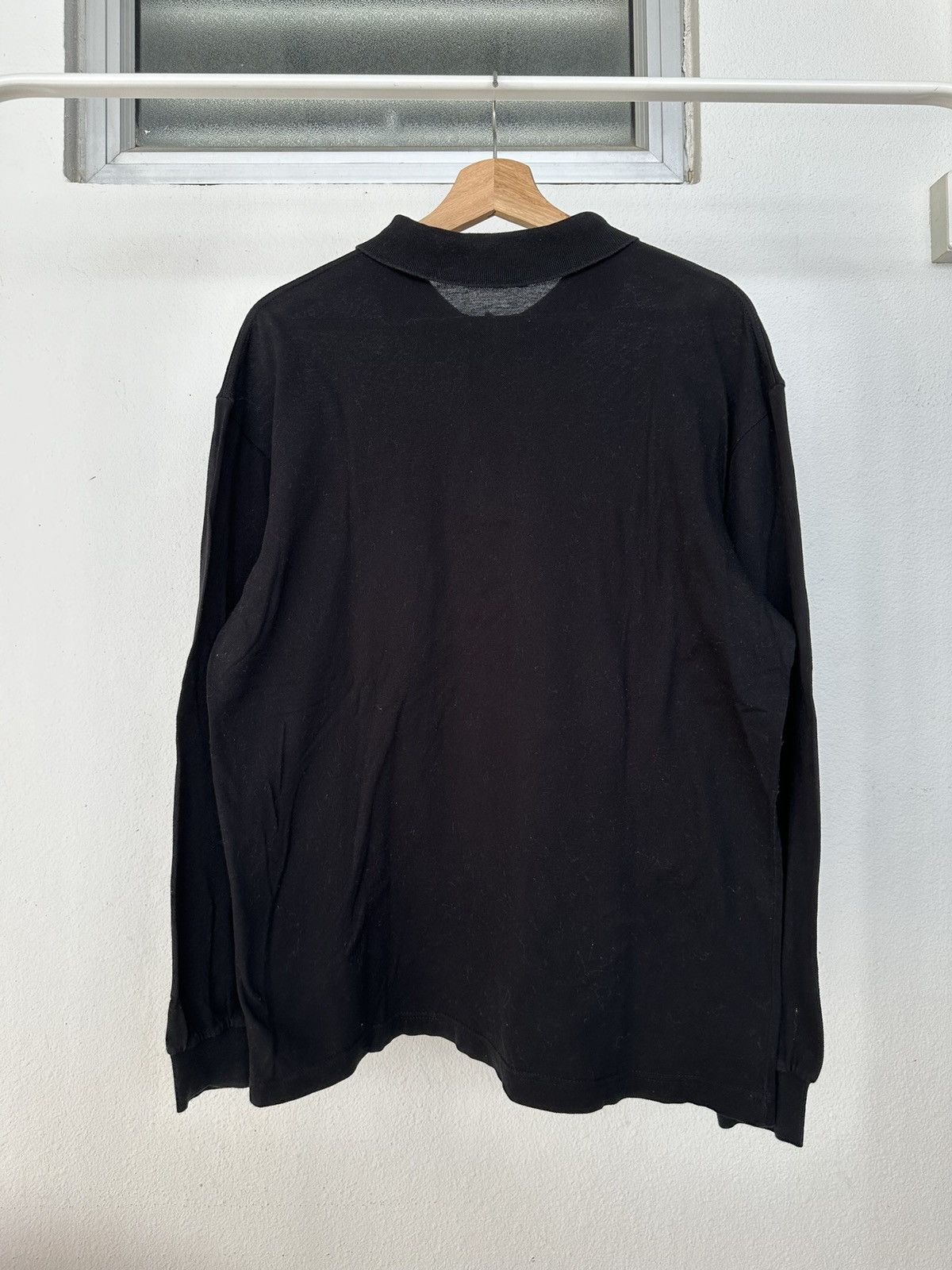 Valentino × Vintage 1990s Valentino polo black long sleeve Size US L / EU 52-54 / 3 - 6 Thumbnail