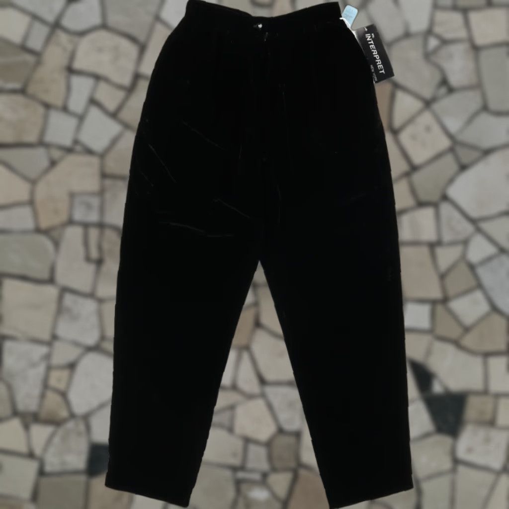 Velvet VTG Ms. Interpret Velvet Rayon Sweat Pants Black Women's 12 Size 34" / US 12 / IT 48 - 1 Thumbnail
