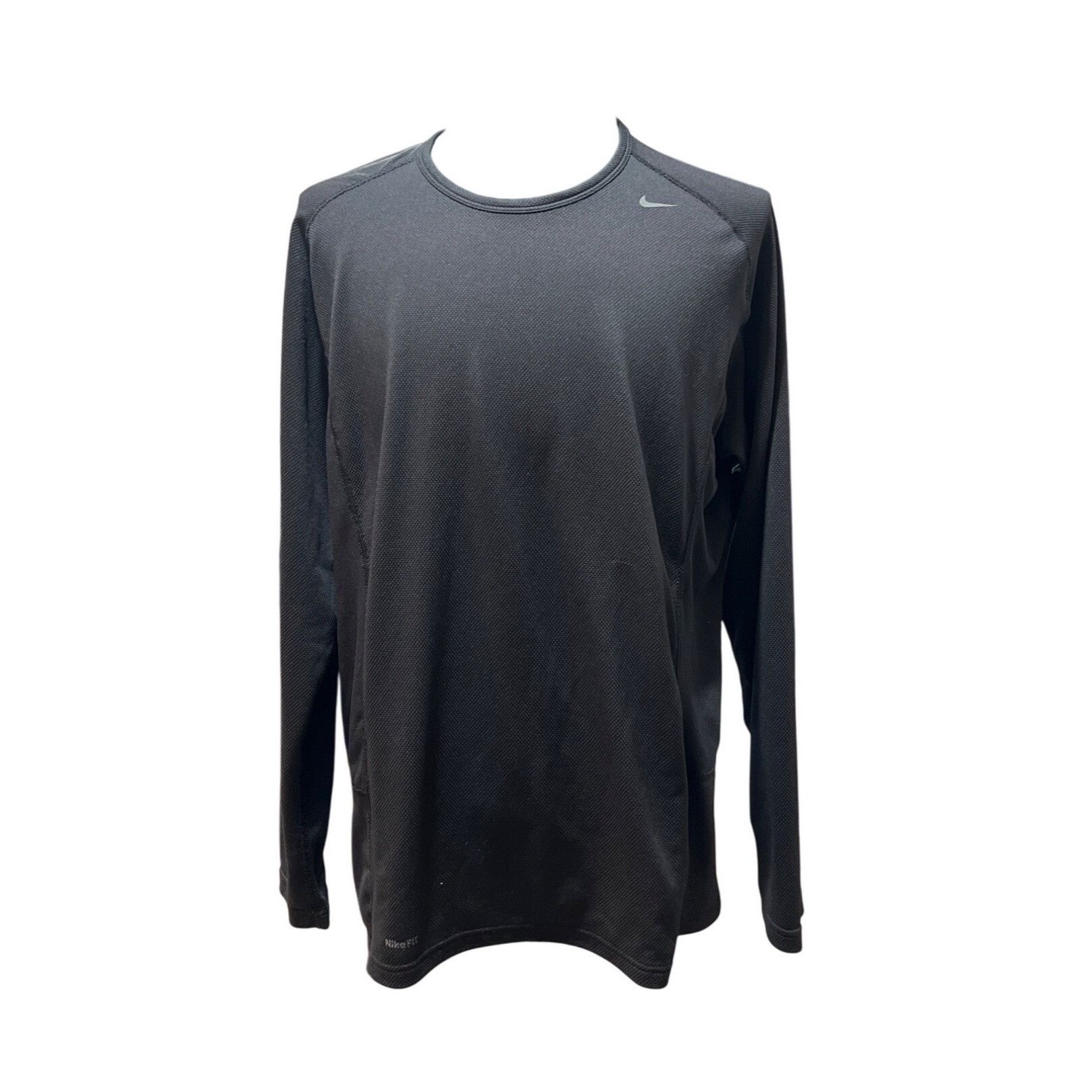 Nike NIKE FIT Dry Black Long-Sleeve Shirt XXL For Men Size US XXL / EU 58 / 5 - 1 Thumbnail