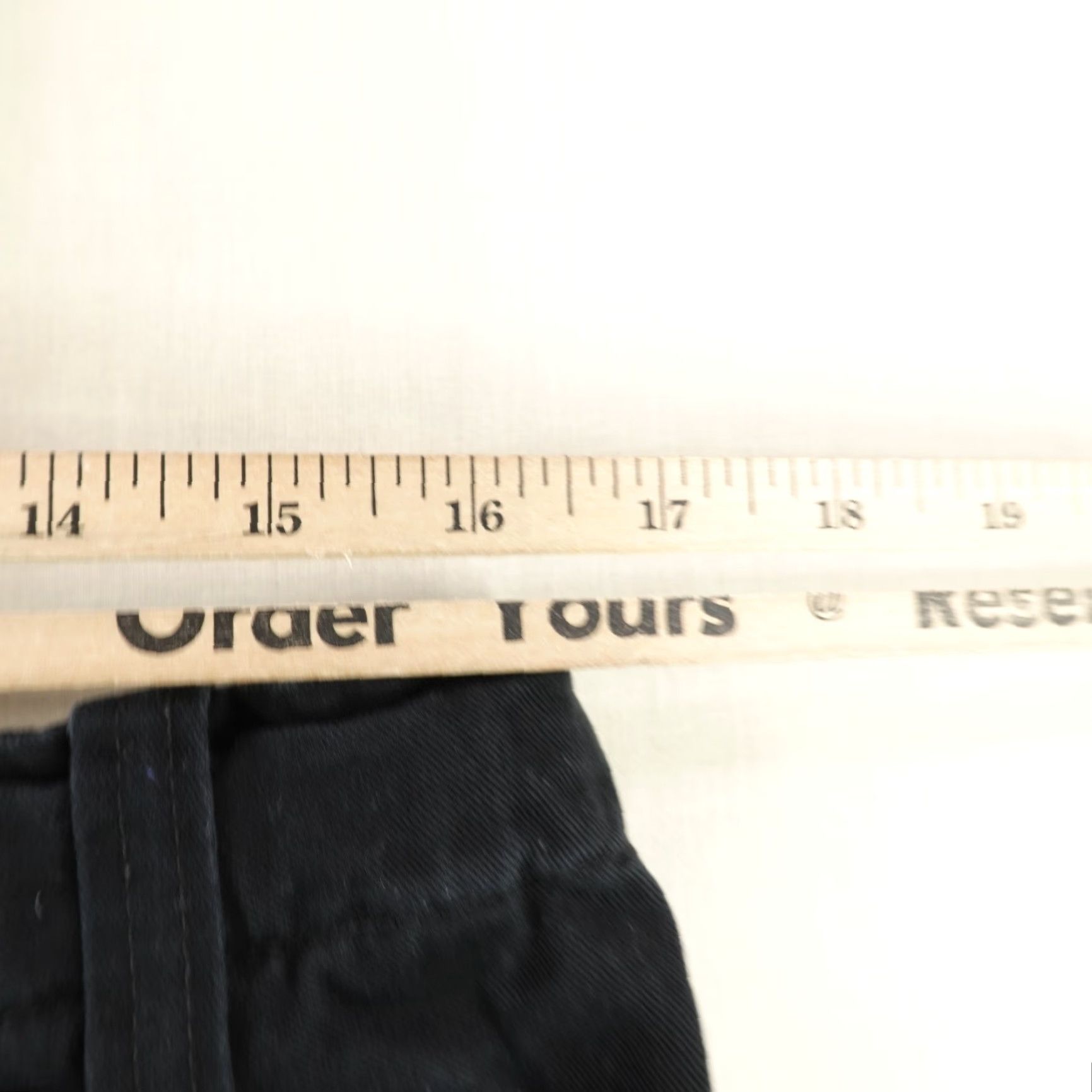 Anchor Blue VINTAGE Anchor Blue Cargo Shorts Mens 34 Black Canvas Grunge 90s Casual Outdoor Baggy Size US 33 - 5 Thumbnail