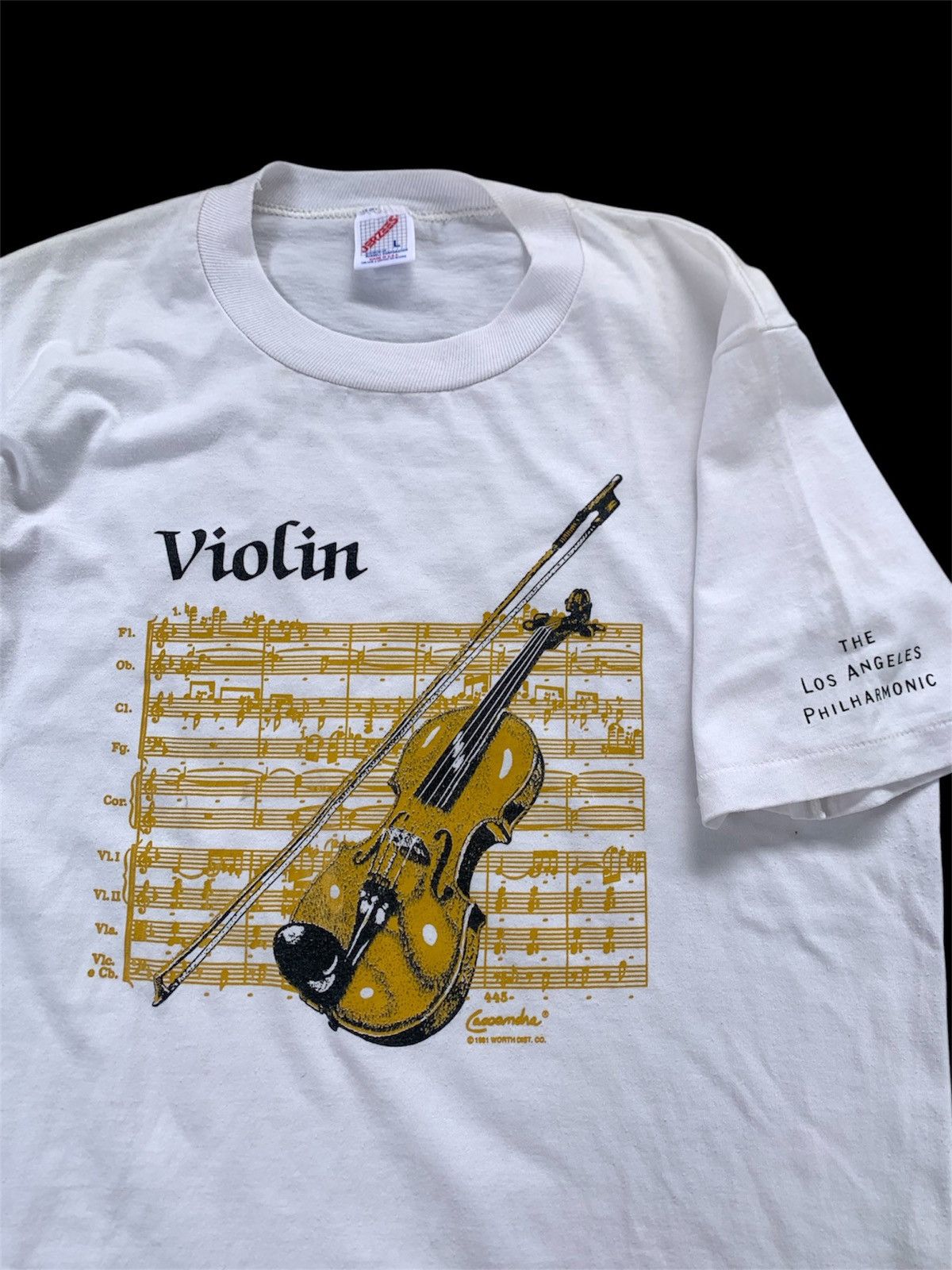 Other 1990s Vintage Violin Tee Size US L / EU 52-54 / 3 - 2 Thumbnail