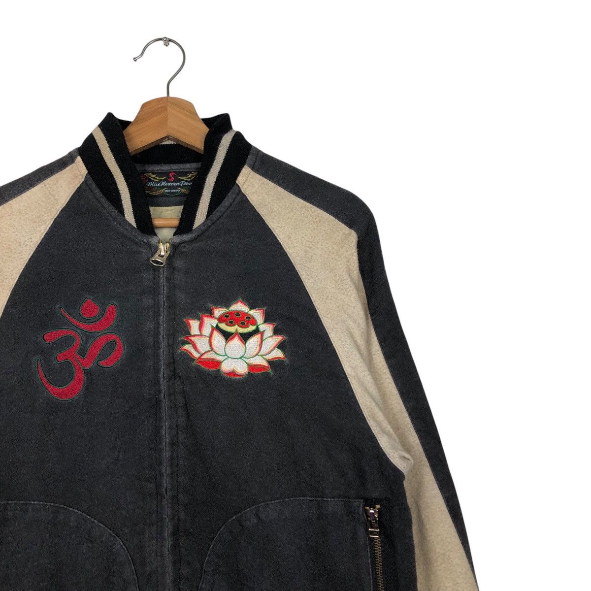 Japanese Brand 📌Vintage Bomber Jacket Sukajan Japan Tibet Secret Doctrine Size US M / EU 48-50 / 2 - 8 Thumbnail