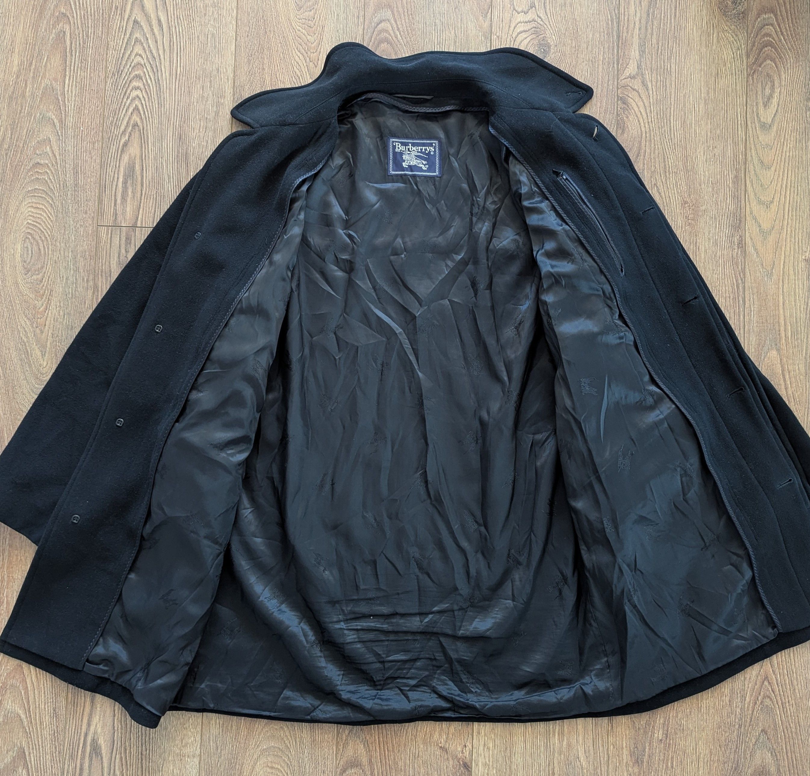 Burberry Vintage BURBERRYS Wool Cashmere Men's Coat + Novachek Lining Size US L / EU 52-54 / 3 - 13 Thumbnail