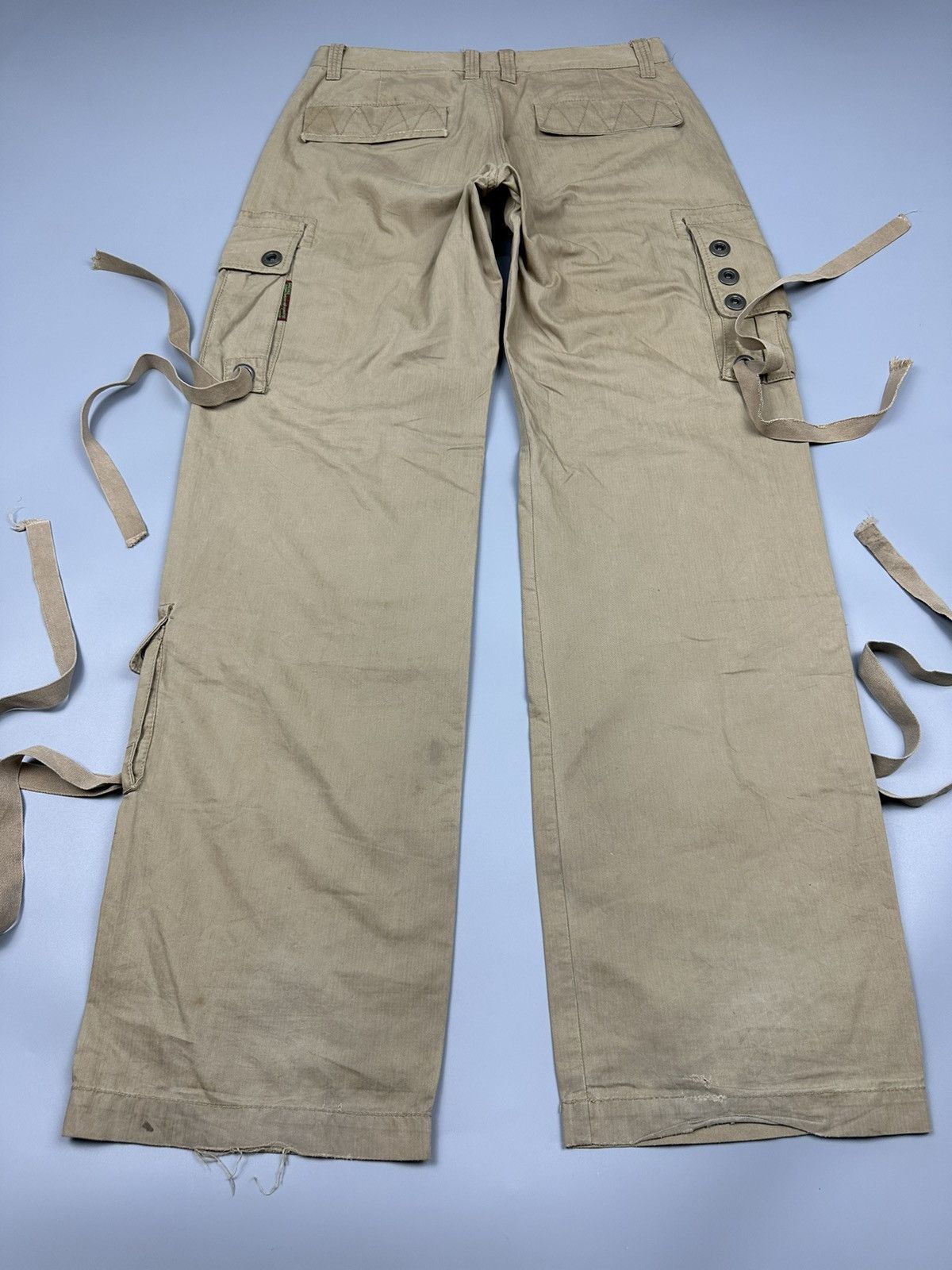 If Six Was Nine × Le Grande Bleu (L.G.B.) 291295 Homme Bondage Multi Pocket Cargo Pant Size US 31 - 10 Thumbnail