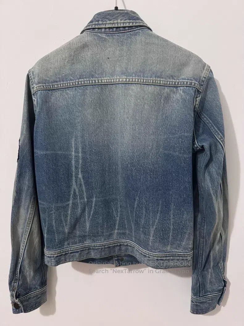 Saint Laurent Paris Saint Laurent Paris Light Blue Water Ripple Gradient Medal Size US S / EU 44-46 / 1 - 2 Thumbnail