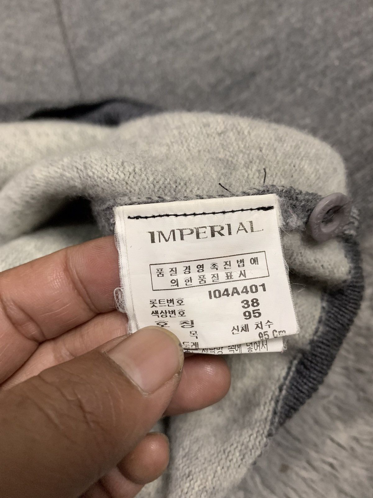 Imperial Imperial Polo Knit Sweater Size US L / EU 52-54 / 3 - 6 Thumbnail