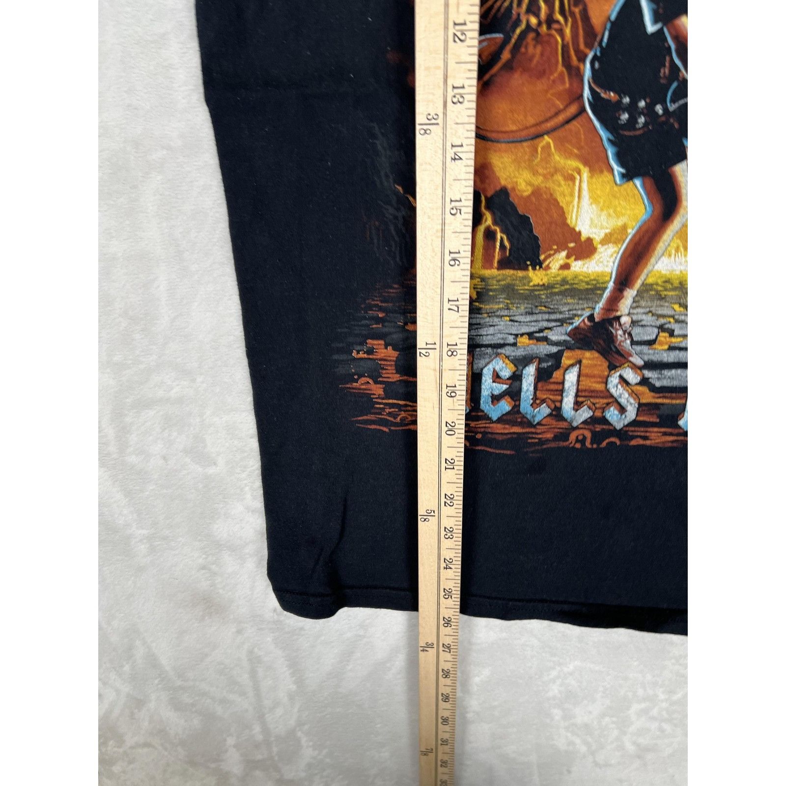 Liquid Blue AC/DC Hells Bells T-Shirt Mens Large Liquid Blue Black Rock Size US L / EU 52-54 / 3 - 4 Thumbnail