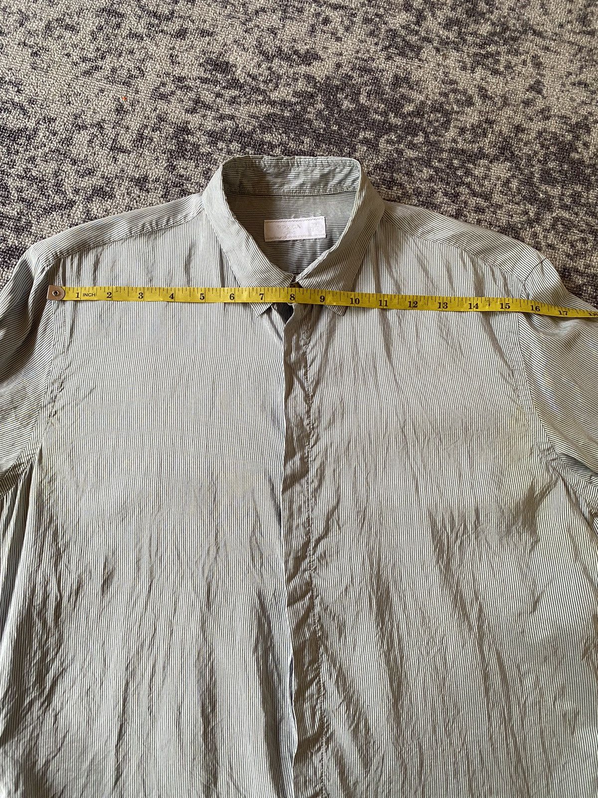 Prada Prada hidden button stripe shirt Size US M / EU 48-50 / 2 - 14 Thumbnail