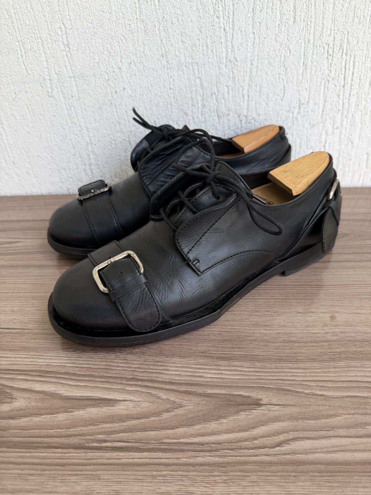 Achilles Ion Gabriel Buckle strap derby with guidi,balmain,tyson vibe Size US 9 / EU 42 - 1 Thumbnail