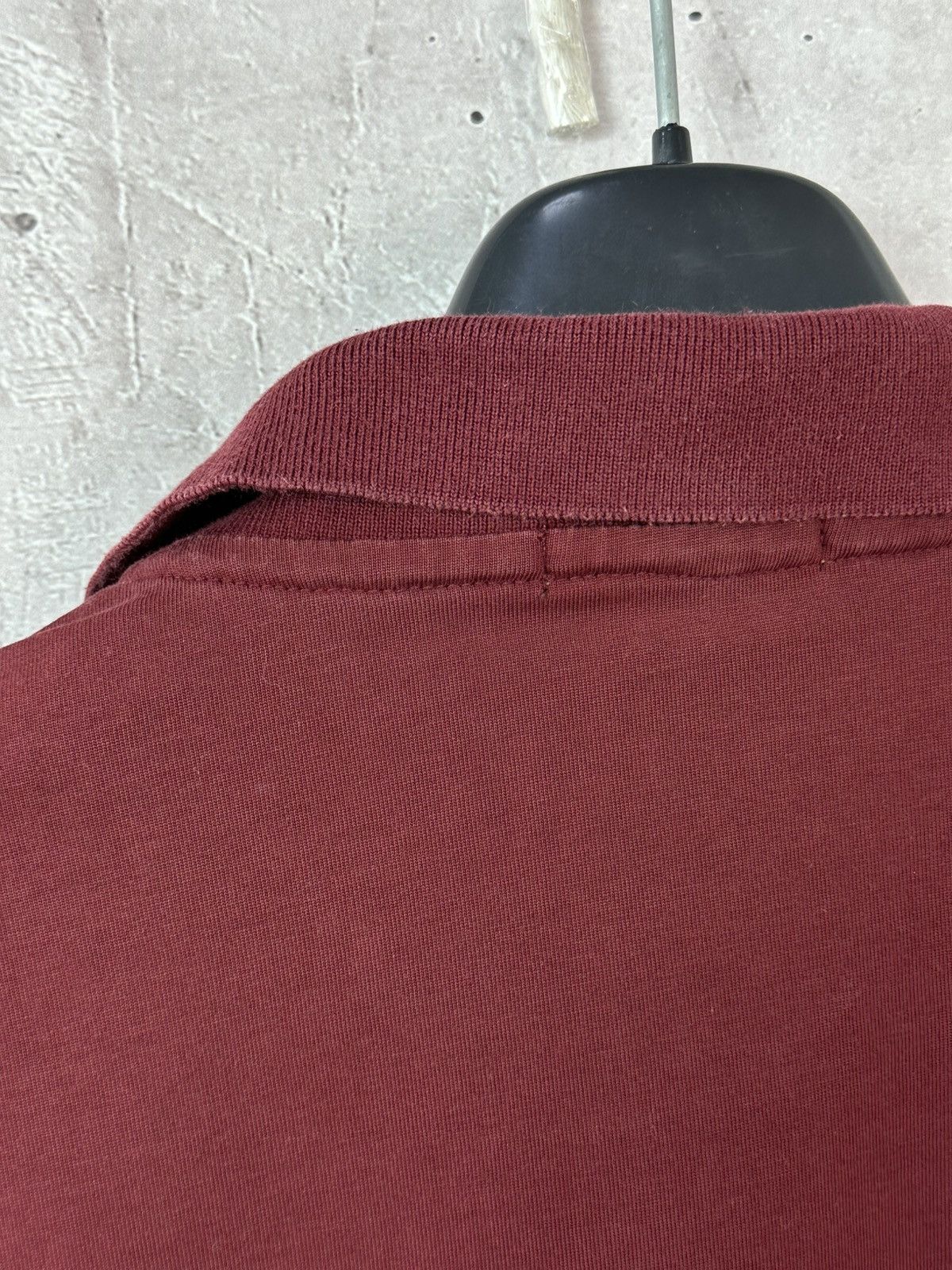 Burberry Vintage Burberry Brit Burgundy Cotton Polo Size US M / EU 48-50 / 2 - 9 Thumbnail