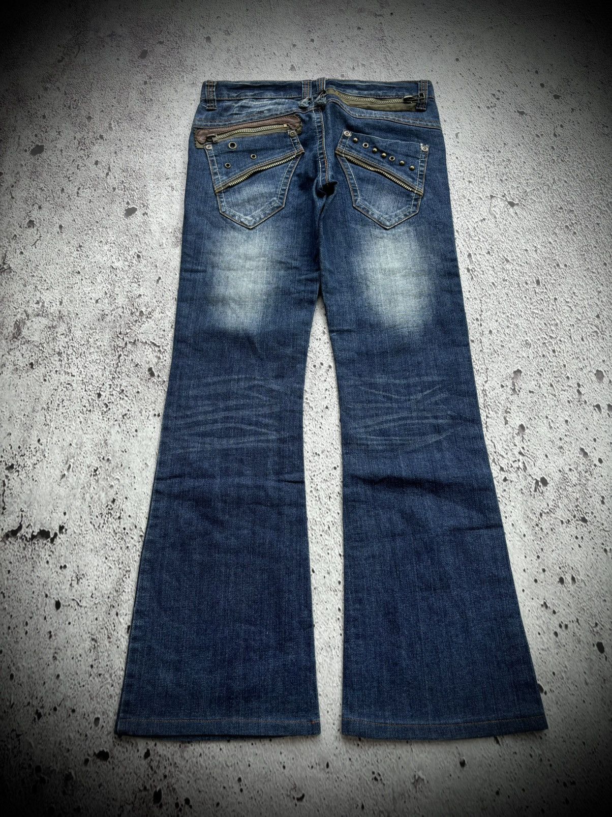 Hysteric Glamour Y2k Flare jeans latooku Tornado Mart style Size US 31 - 1 Thumbnail