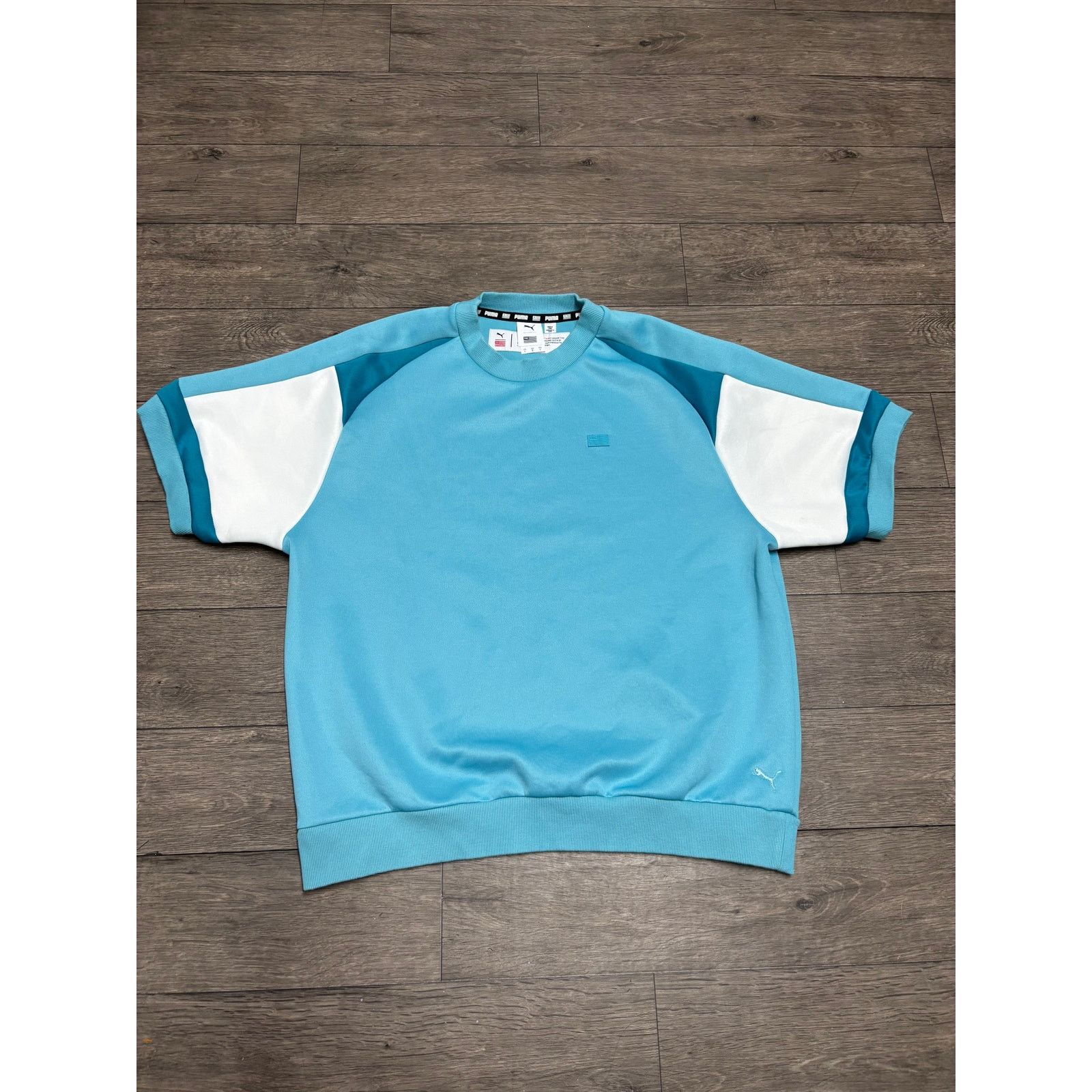 Puma Puma TMC Short Sleeve Blue Sweatshirt Sz L Size US L / EU 52-54 / 3 - 1 Thumbnail