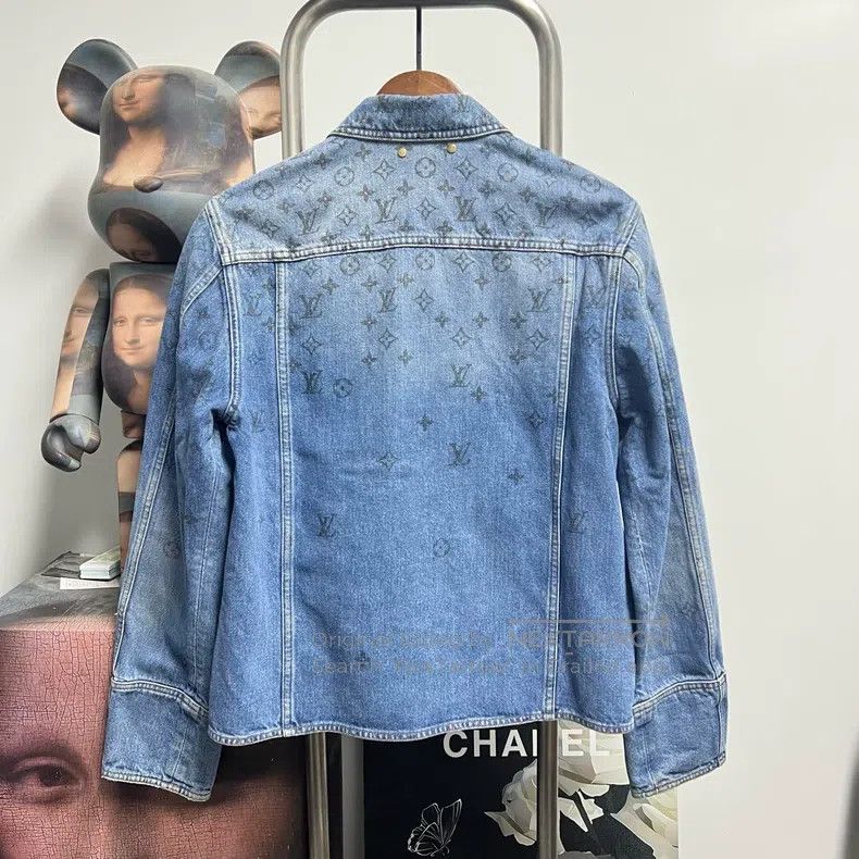 Louis Vuitton Louis Vuitton Gradient presbyopic denim jacket Size US M / EU 48-50 / 2 - 2 Thumbnail