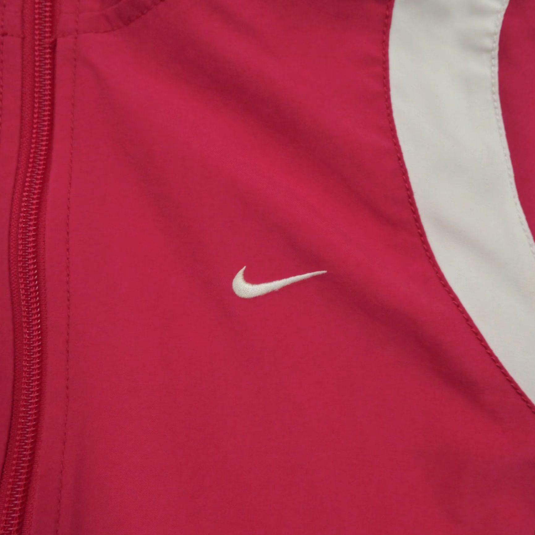 Nike Nike Jacket Womens M Pink Full Zip Lightweight Windbreaker Athletic Track Size M / US 6-8 / IT 42-44 - 2 Thumbnail