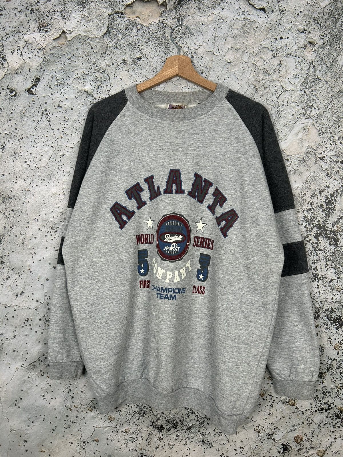 Vintage Vintage Atlanta Baggy Crewneck Streetwear Rap Skate Size US XL / EU 56 / 4 - 1 Thumbnail