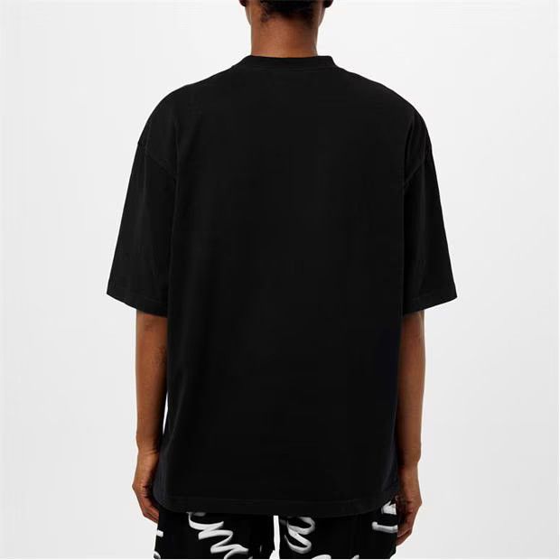 Balenciaga o1g2r1mq0924 Oversized T Shirts in Black Size XS / US 0-2 / IT 36-38 - 5 Thumbnail