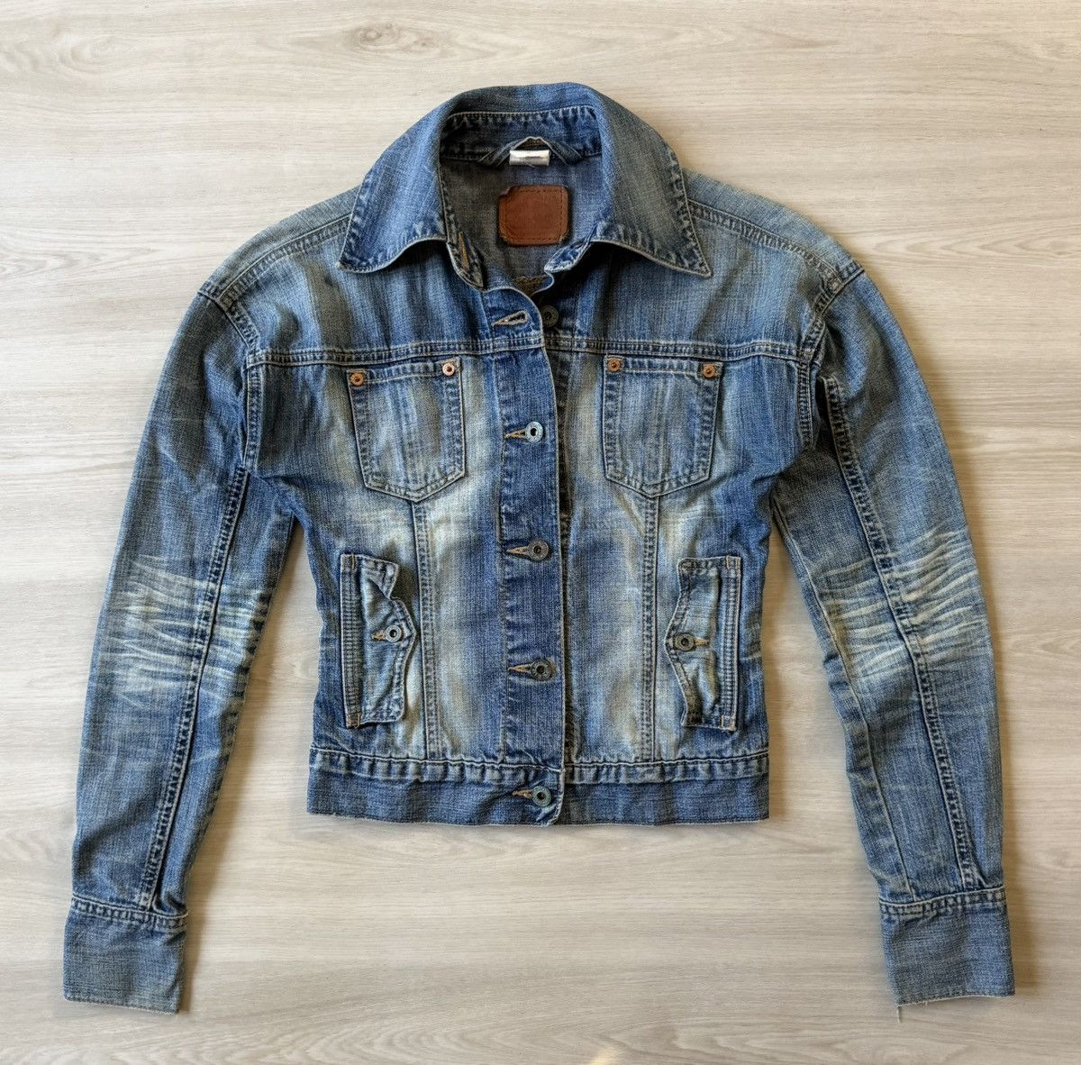 Levi's Vintage Levis Denim Trucker Jacket Sz Small Made In USA Size S / US 4 / IT 40 - 2 Thumbnail