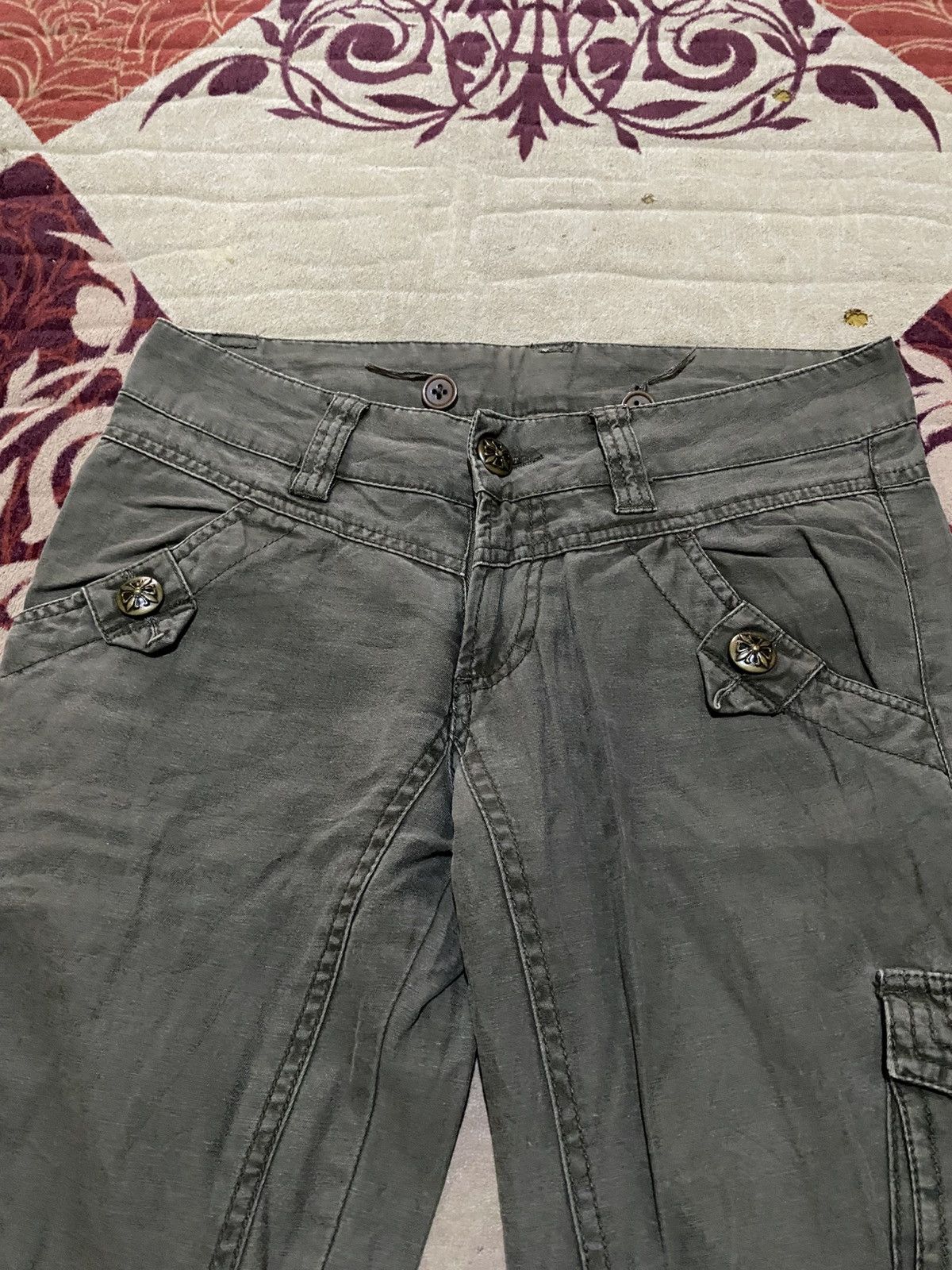 If Six Was Nine 🚨Last🚨Y2K GOA Inspired Cargo Multipocket Pants Size US 29 - 5 Thumbnail