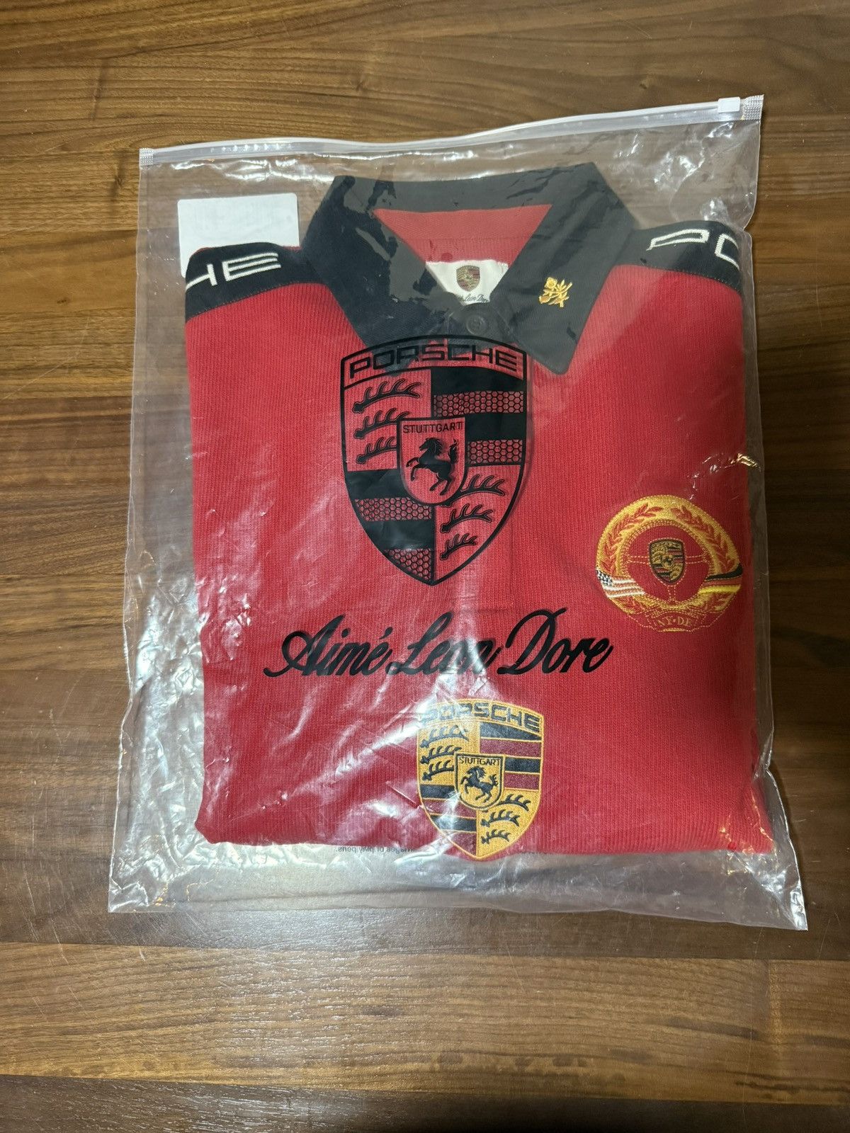 Aime Leon Dore Aime Leon Dore x ALD / Porsche Crest Rugby Red Size Large Size US L / EU 52-54 / 3 - 9 Thumbnail