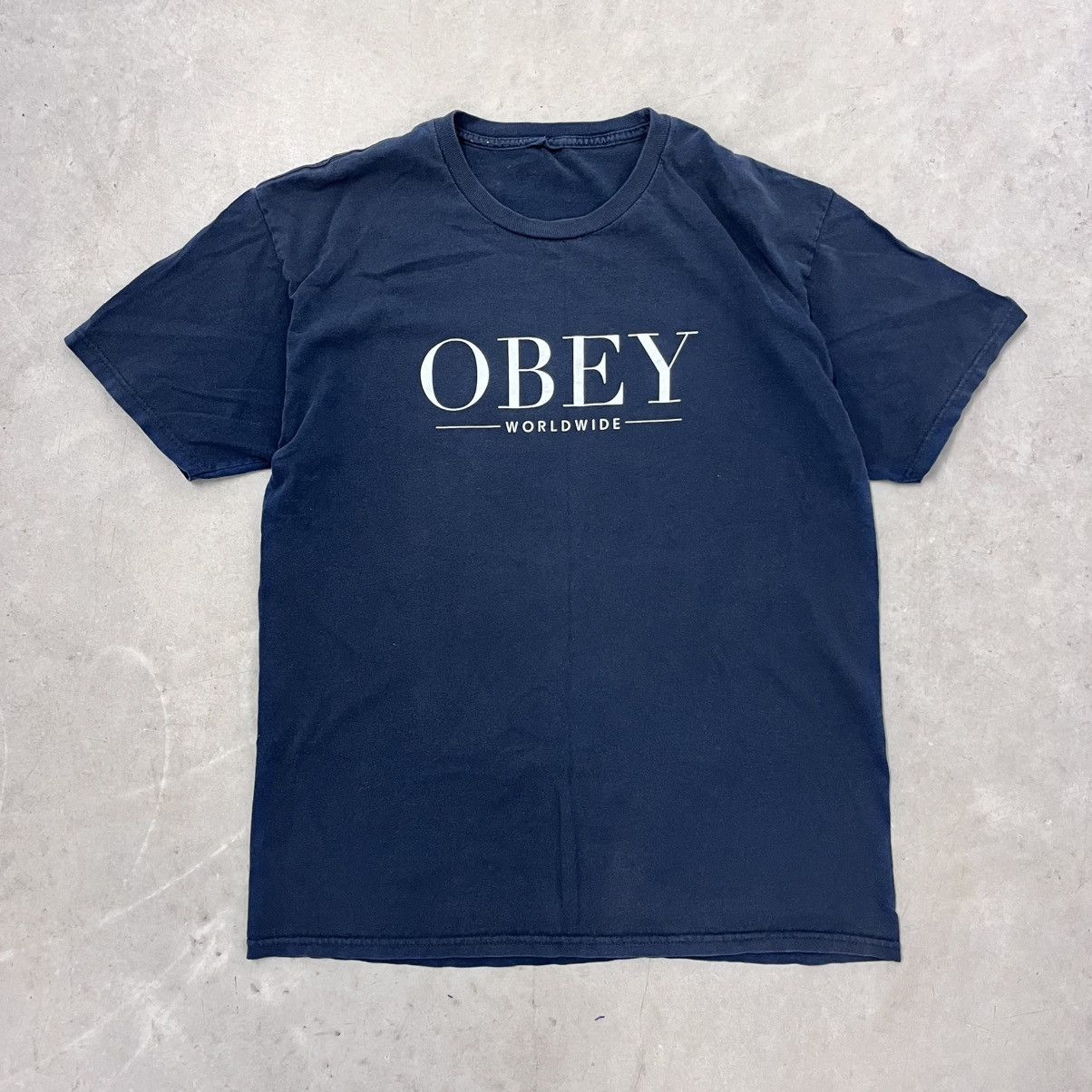 Obey × Vintage Vintage Y2K 2000s Classic Obey Worldwide skater emo style Size US L / EU 52-54 / 3 - 1 Thumbnail