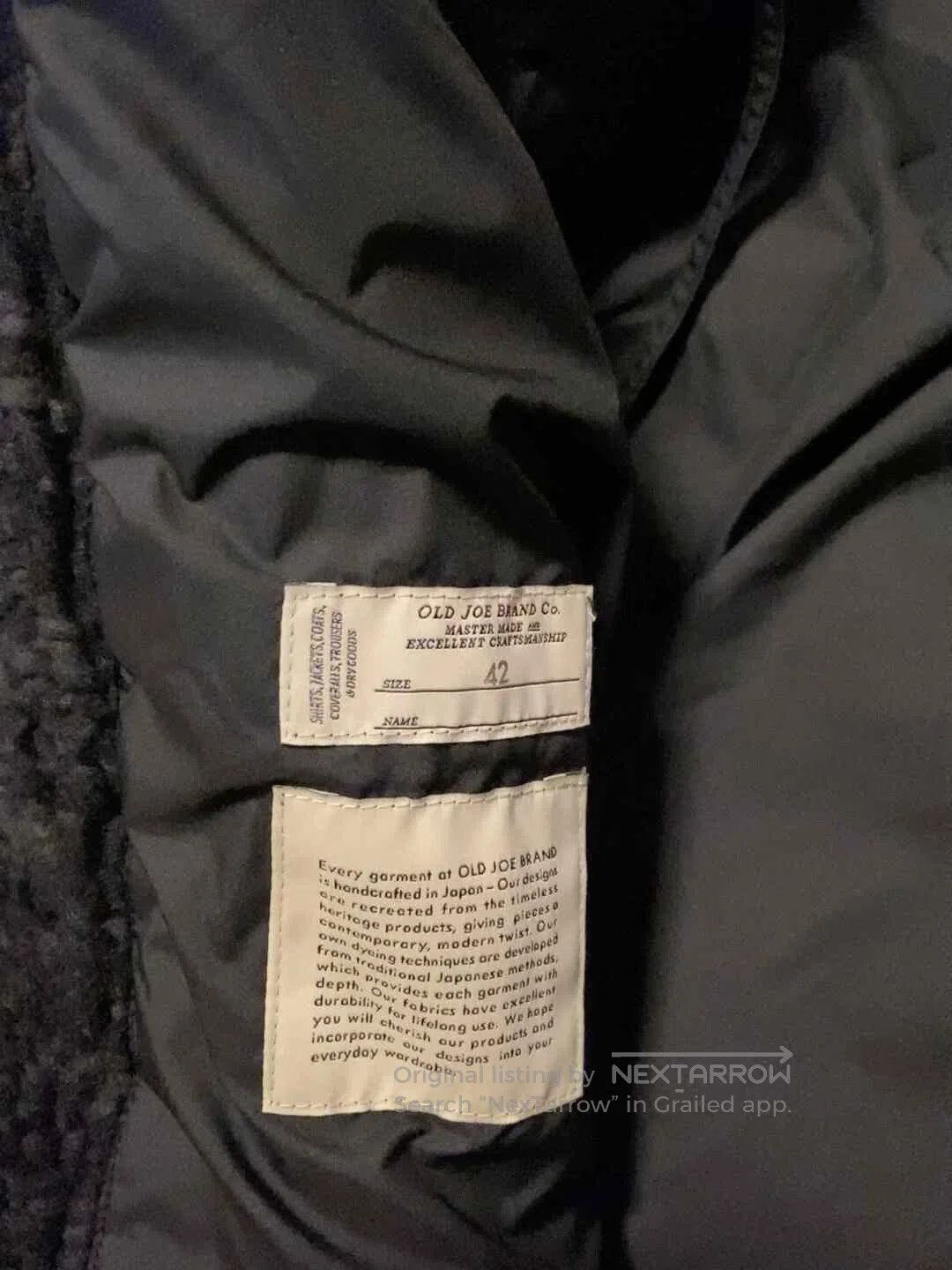 Old Joe OLD JOE Autumn Winter Fleece Jacket. Size US XL / EU 56 / 4 - 5 Thumbnail