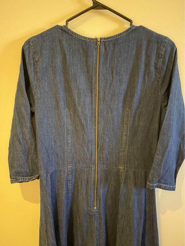 Designer Zapelle Denim Dress size S/m Size M / US 6-8 / IT 42-44 - 6 Thumbnail