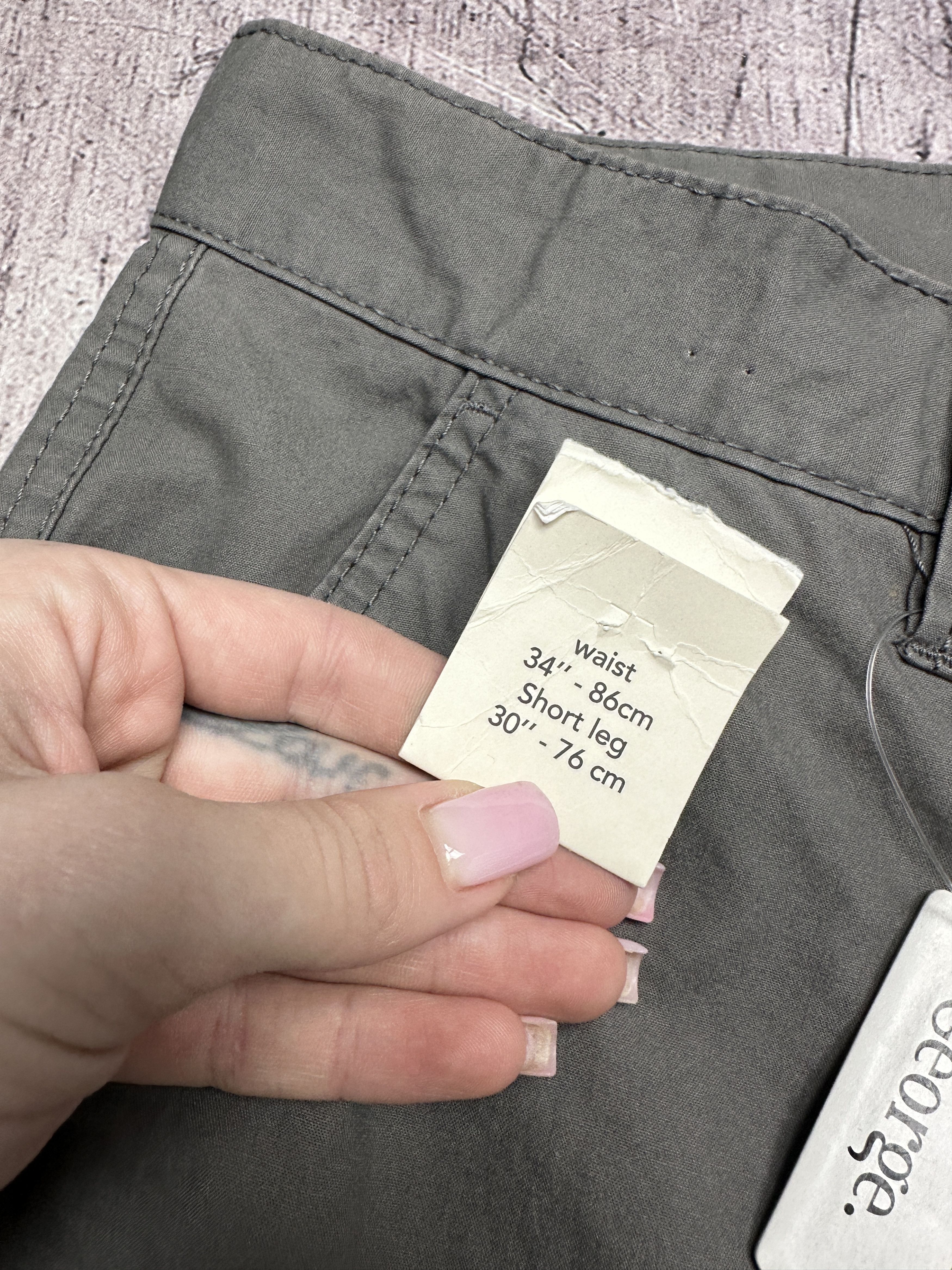 If Six Was Nine NEW Mens Baggy Cargo Pants Size US 34 / EU 50 - 4 Thumbnail