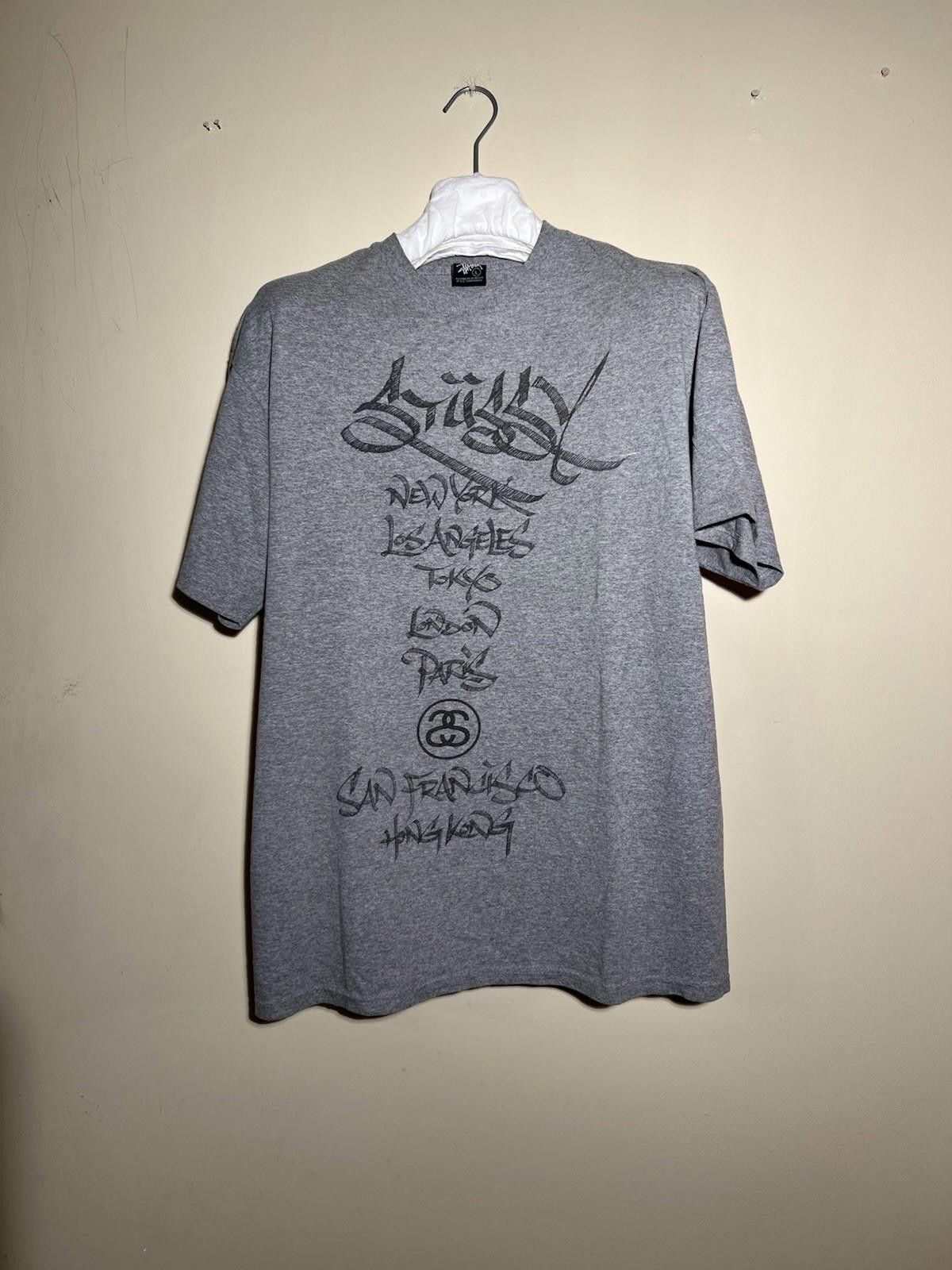 Stussy 2006 Stussy X Mode 2 World Tour Graffiti Script T-shirt Size US L / EU 52-54 / 3 - 2 Thumbnail