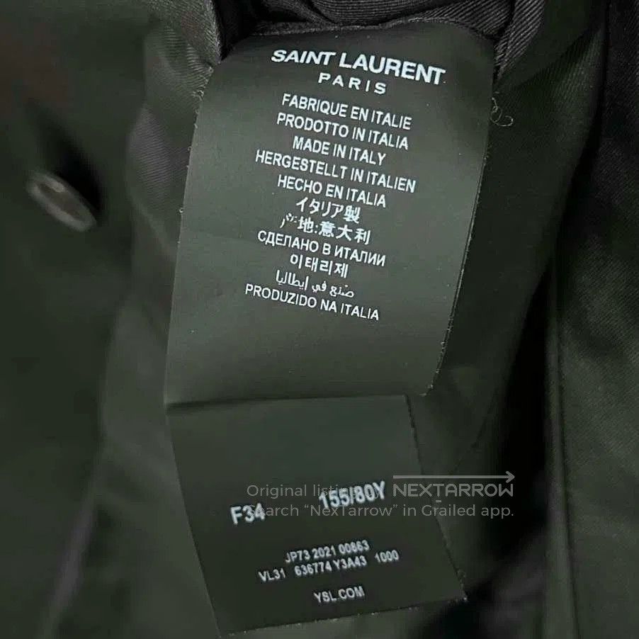 Saint Laurent Paris Limited Edition Black Smoking Blazer Saint Laurent. Size XXS / US 00 / IT 34 - 6 Thumbnail