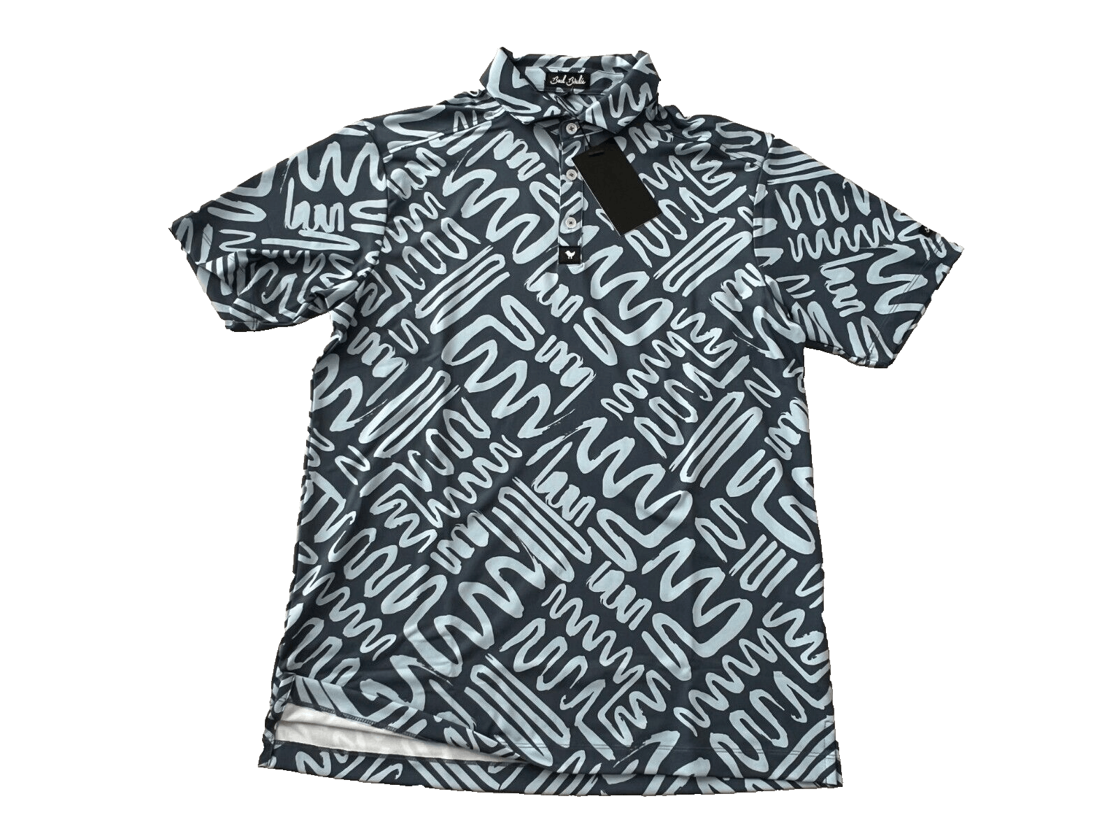 Bad Birdie Bad Birdie Mazed & Confused Golf Polo Top Blue ( S ) Size US S / EU 44-46 / 1 - 1 Thumbnail