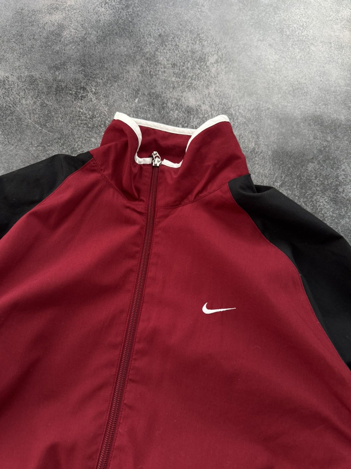 Nike Vintage Nike Track Jacket Swoosh Logo Y2K Drill 90s Size US M / EU 48-50 / 2 - 4 Thumbnail