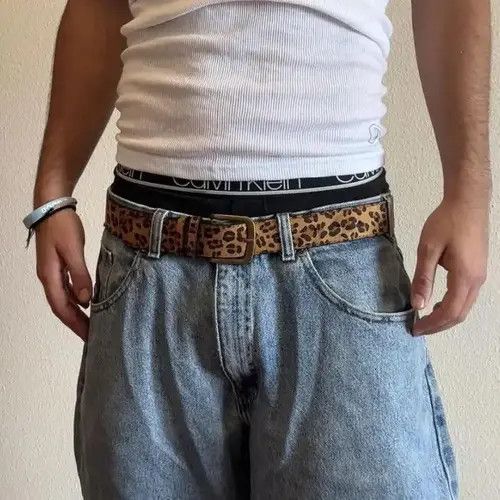 Other 2000s leopard cheetah print belt Size 32 - 7 Thumbnail
