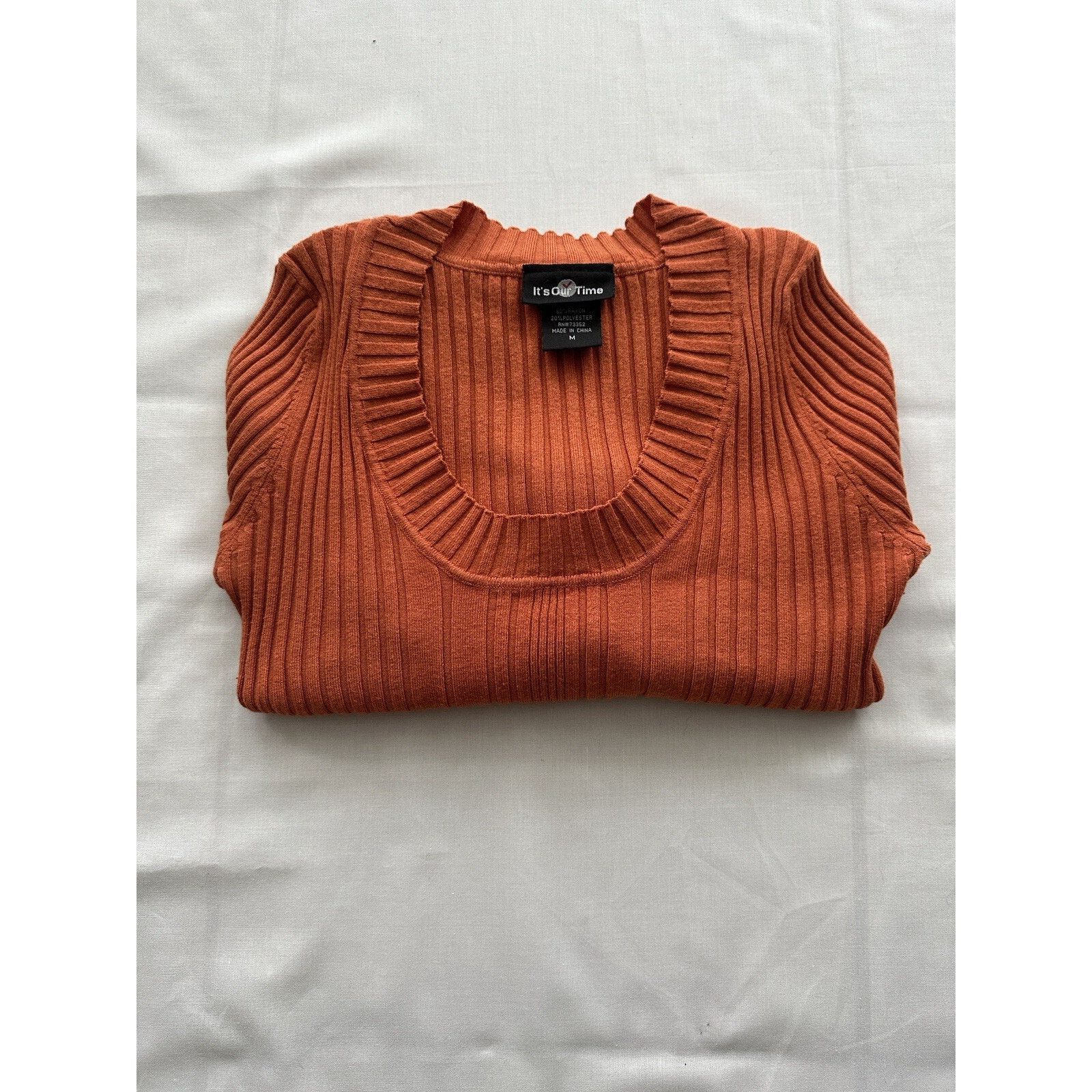 Our Legacy It’s Our Time Ribbed Knit Sweater - Burnt Orange - Size M Size M / US 6-8 / IT 42-44 - 5 Thumbnail