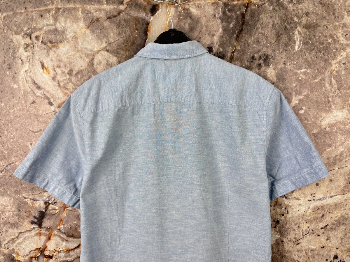 Hugo Boss Hugo Boss Light Blue Short Sleeve Button-Up Shirt Large Size US L / EU 52-54 / 3 - 13 Thumbnail