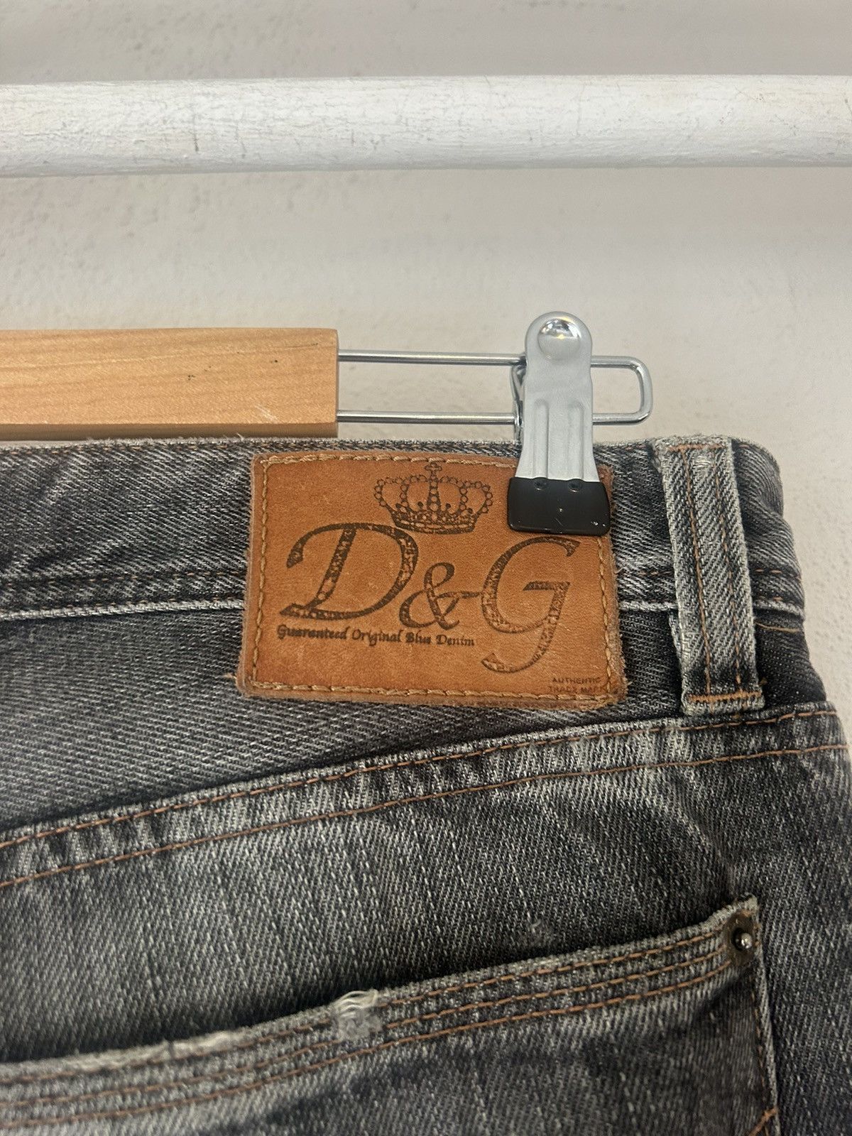 Dolce & Gabbana Distressed Black Wash Denim Jeans Size US 34 / EU 50 - 9 Thumbnail
