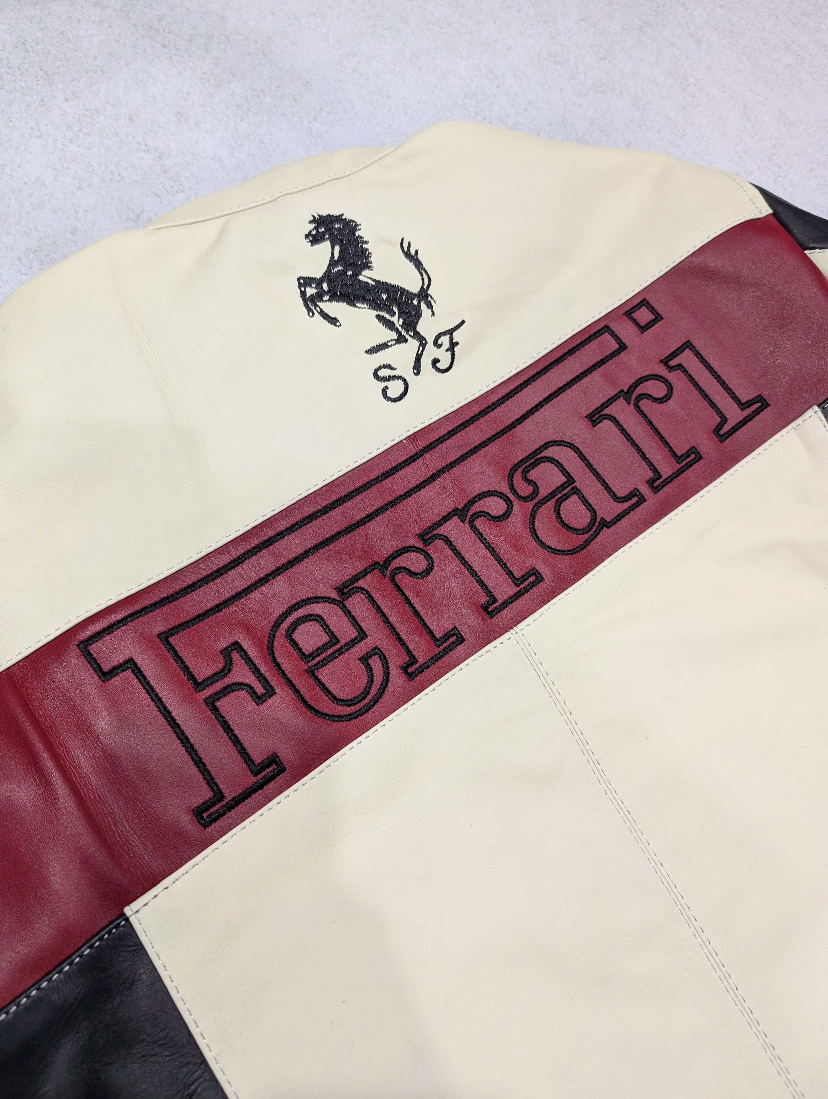 Ferrari 🔥 FERRARI 💥 LEATHER JACKET FORMULA 1 STREETWEAR Size US M / EU 48-50 / 2 - 10 Thumbnail